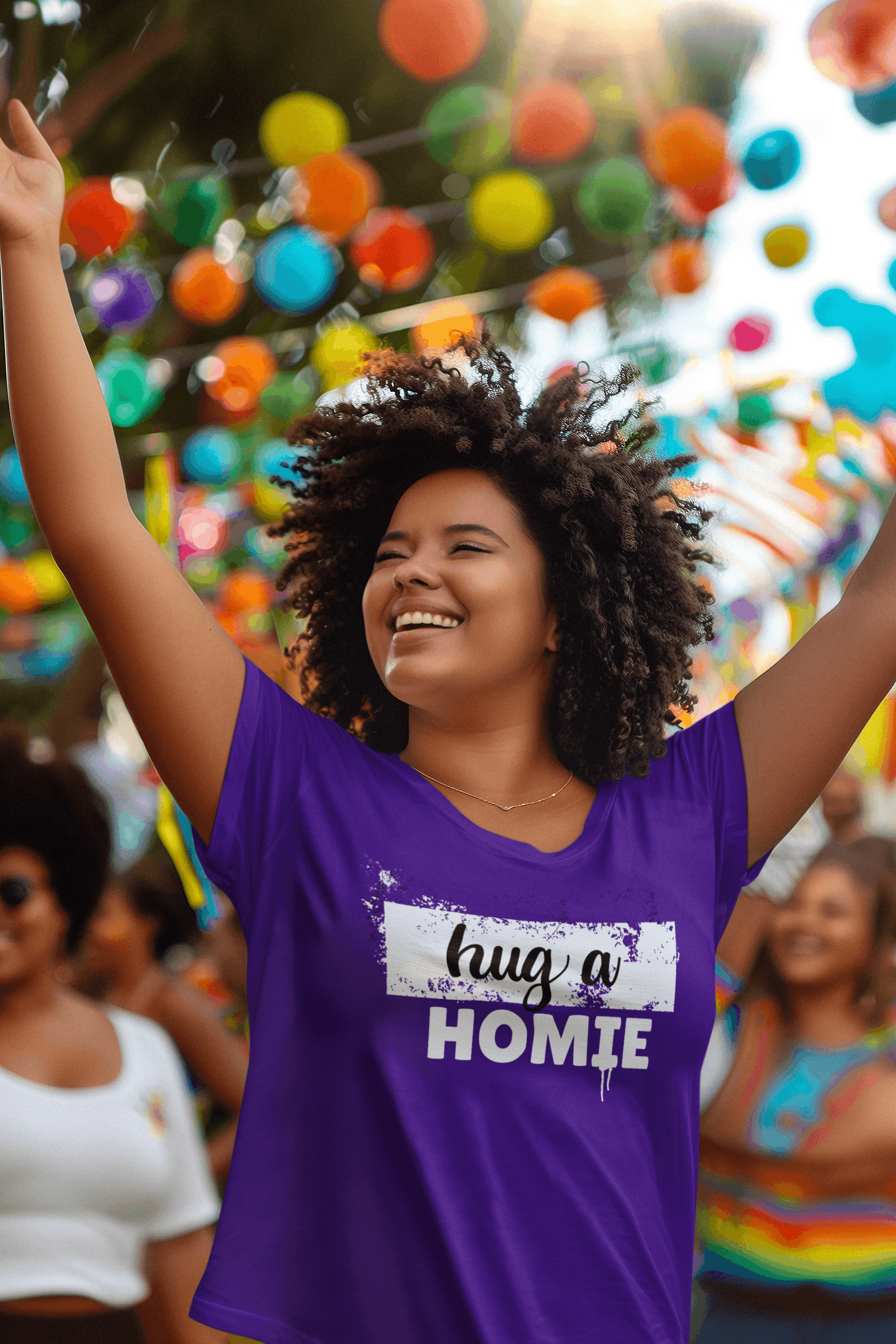 Hug a homie (retro)