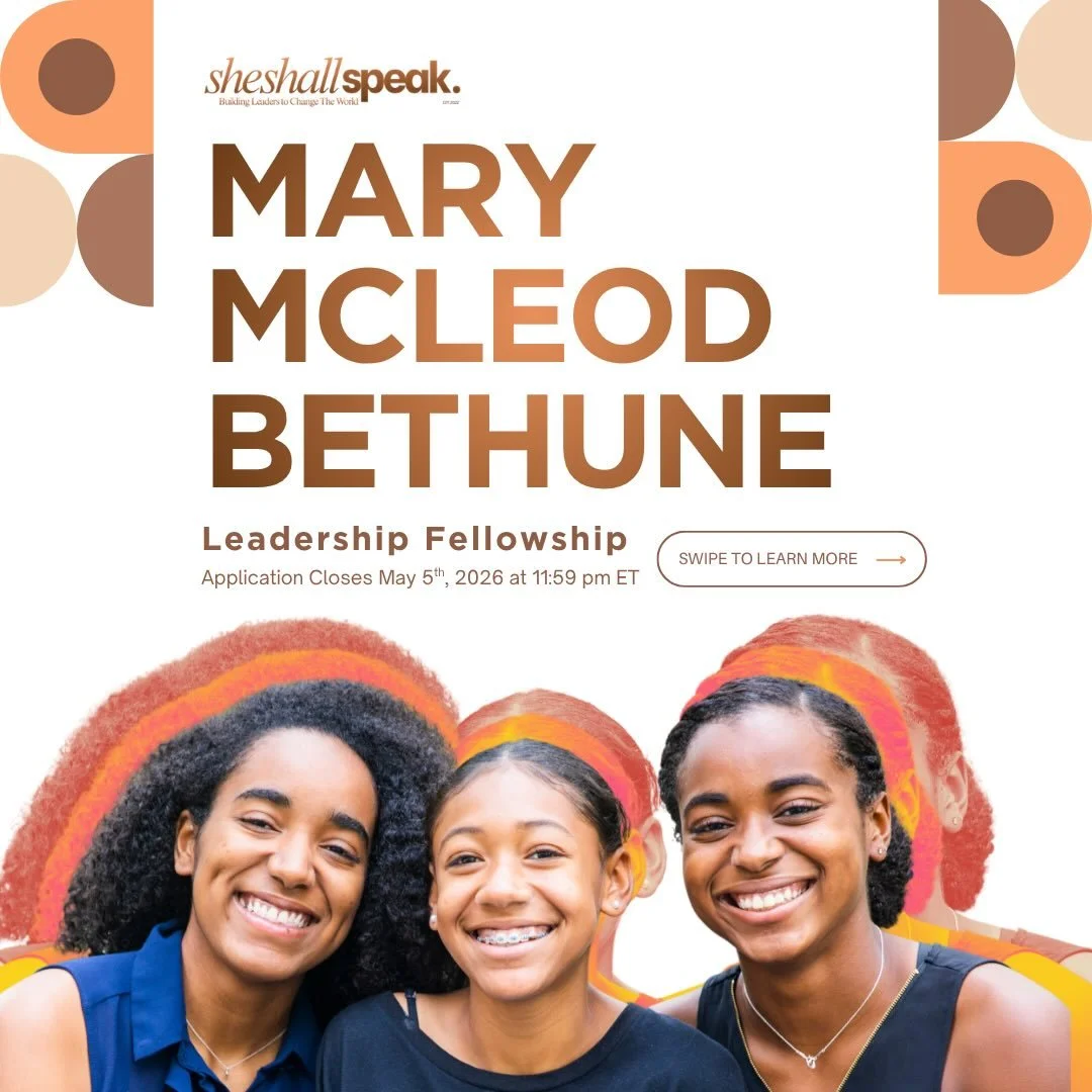Applications are OPEN for the Bethune Leadership Fellowship! We are looking for high school juniors/seniors and college freshman/sophomores looking to jumpstart their career in public service, activism, and advocacy. This 8 week leadership developmen