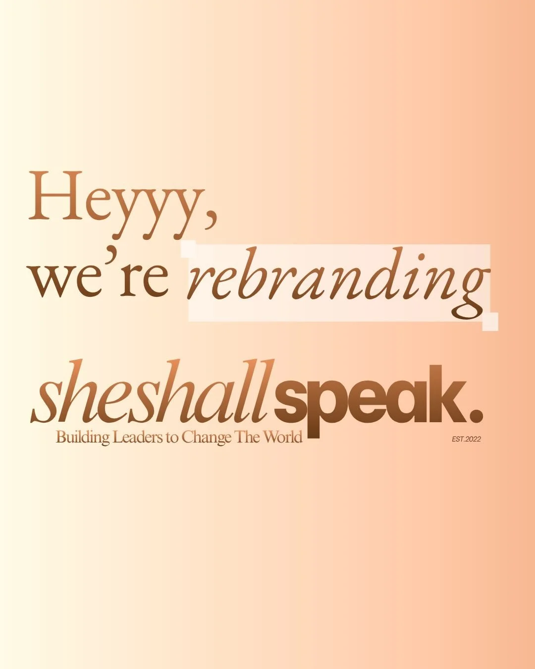 We&rsquo;re growing, evolving, and staying true to our mission. Swipe to see how She Shall Speak is changing in 2026. 

#genderjustice #racialjustice #leadership