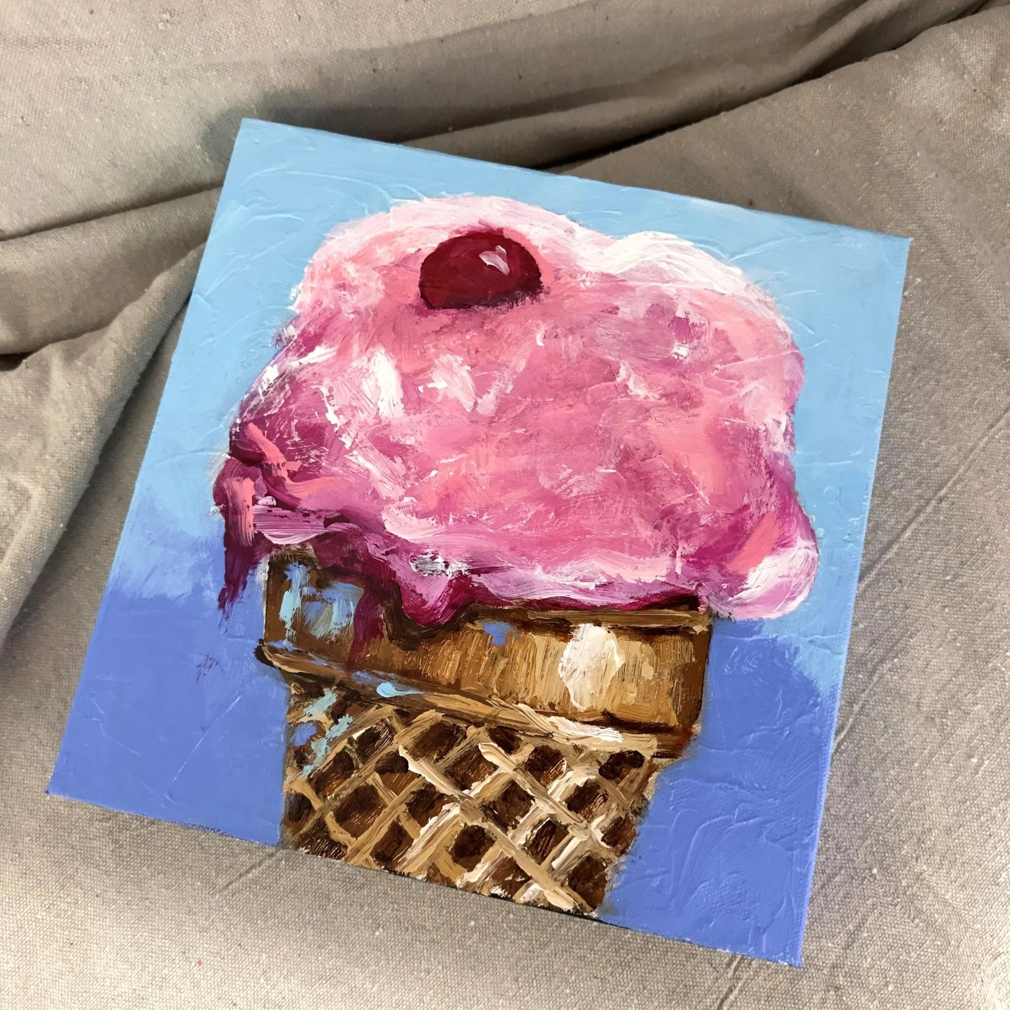 Summer Ice Cream | 10x10"