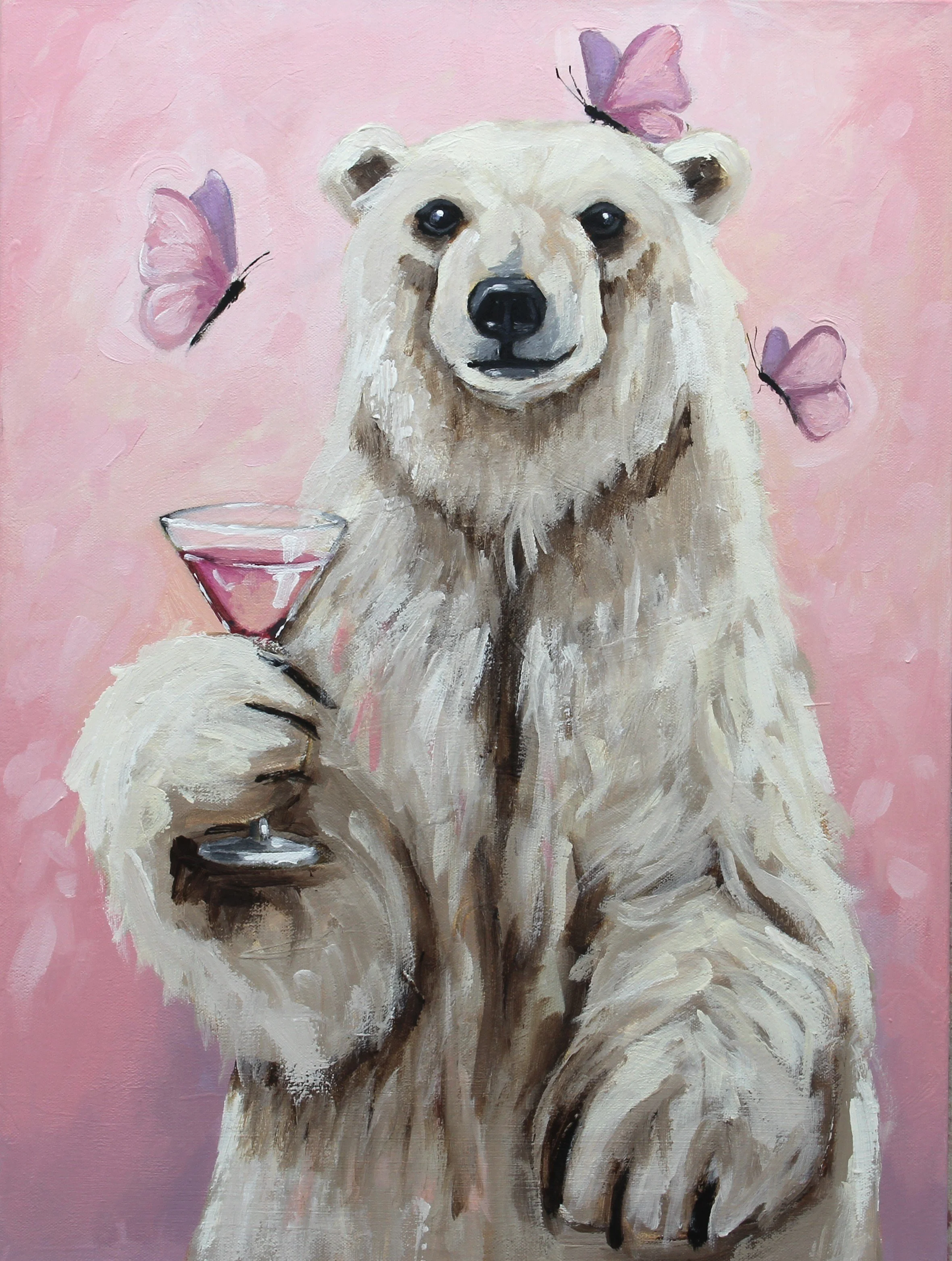 polar bear drinking a pink martini.jpg