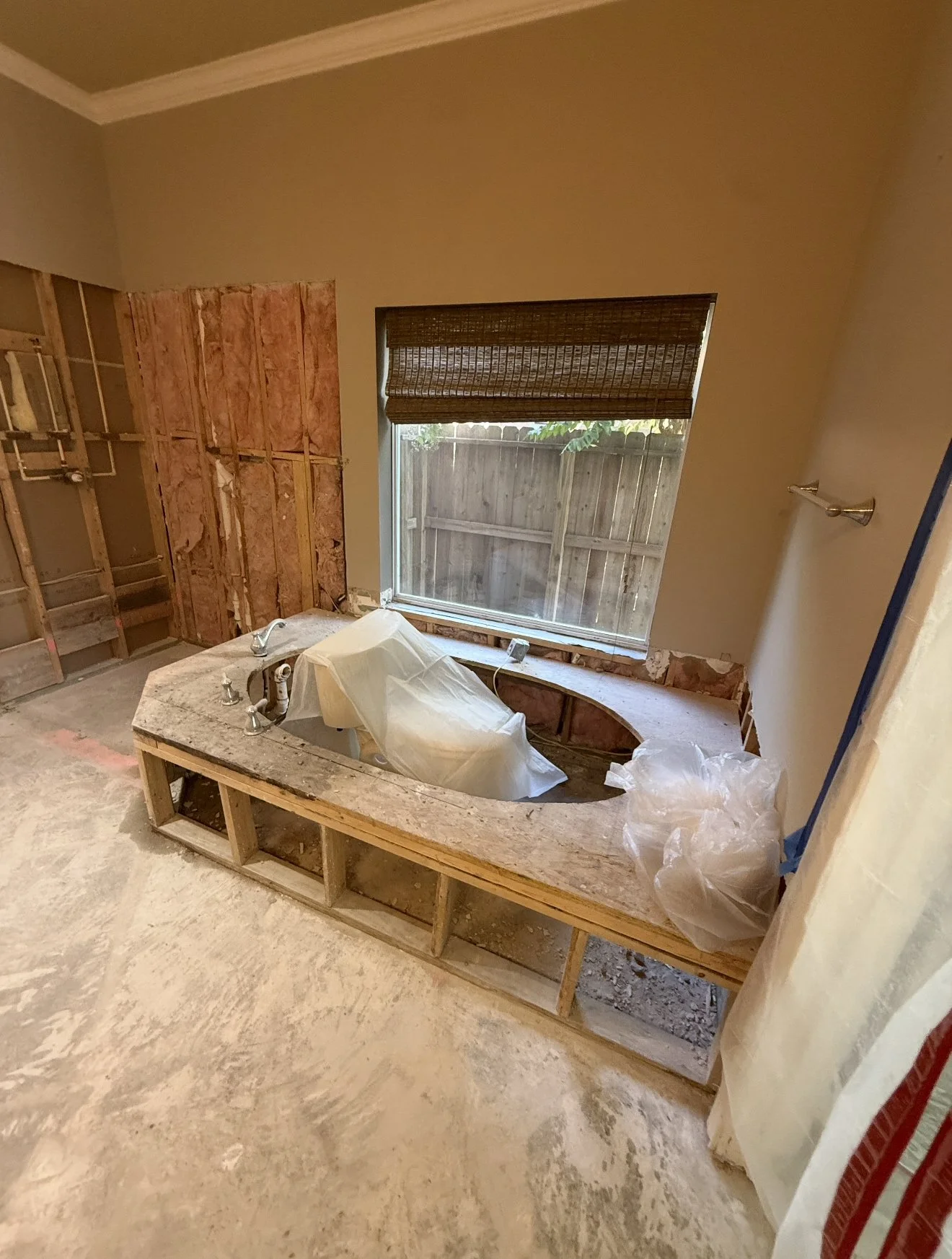 Full bathroom demolition