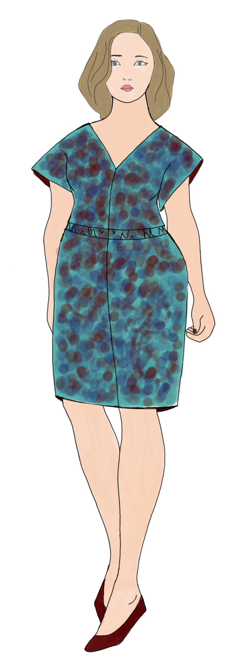 Digital Illustration of a Woman