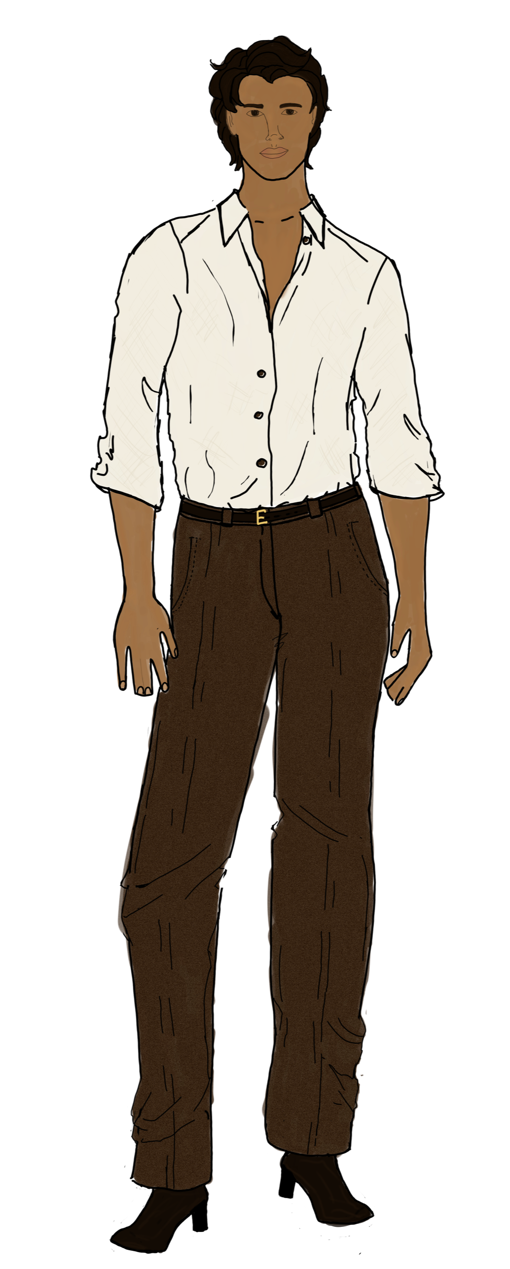 Digital Illustration of a man