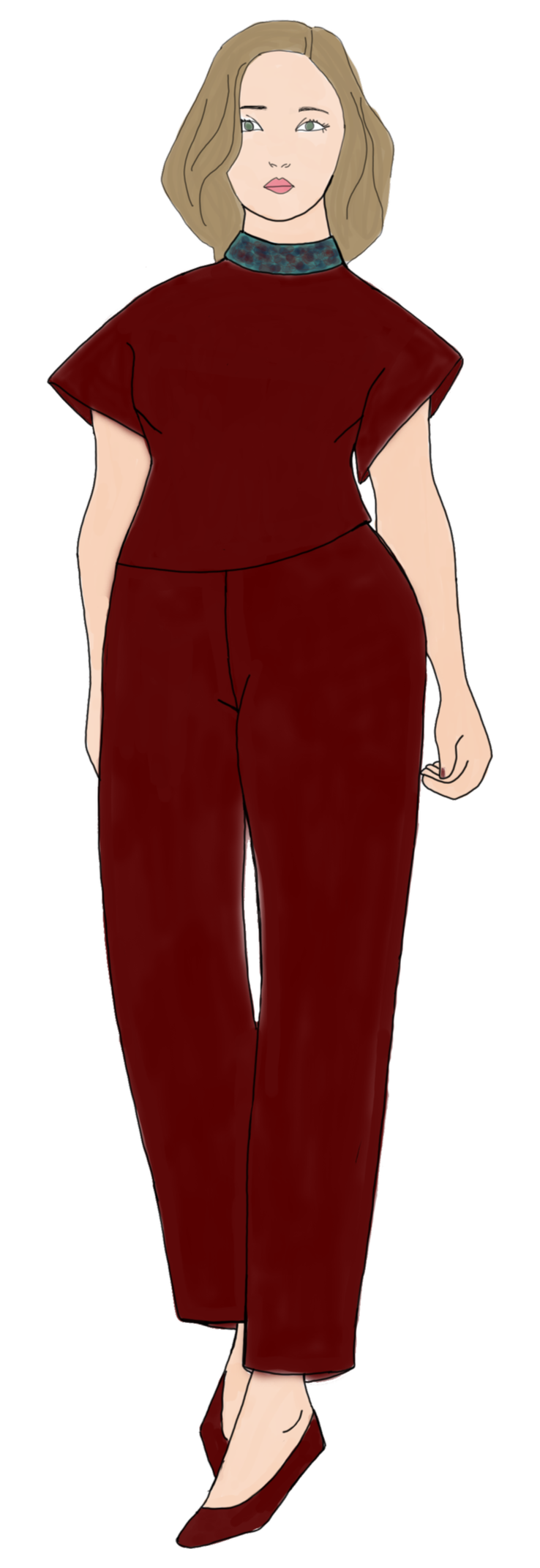 Digital Illustration of a Woman