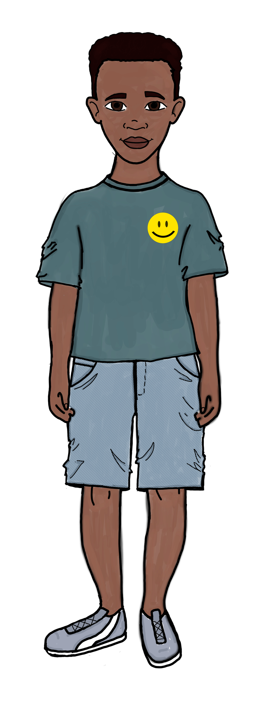 Digital Illustration of a child