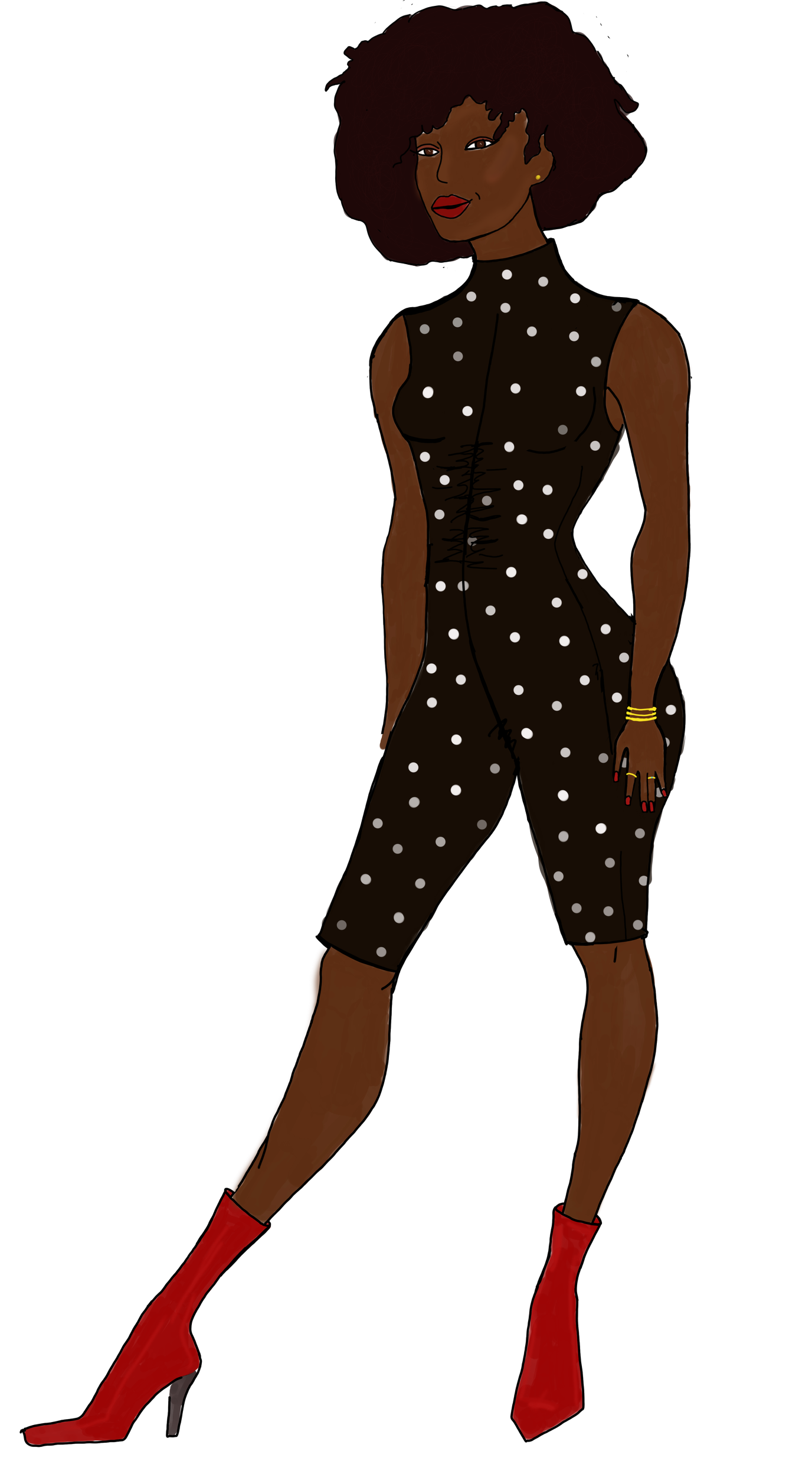 Digital Illustration of a Woman