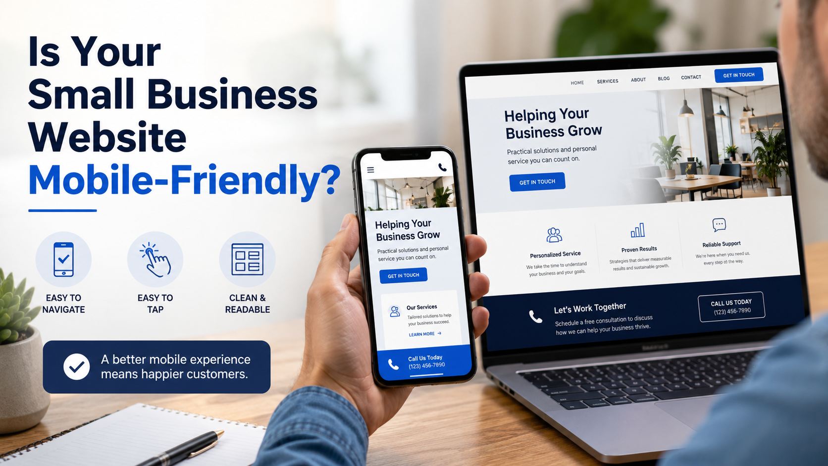 1. Is Your Small Business Website Mobile-Friendly?