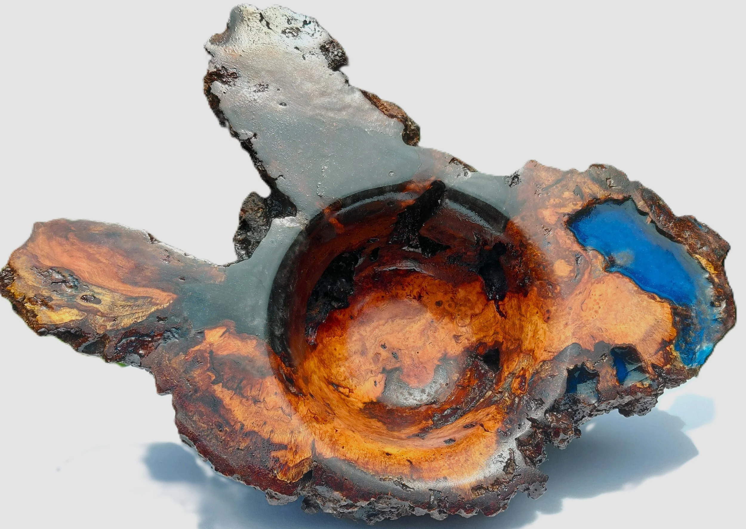 CHERRY BURL FREEFORM BOWL