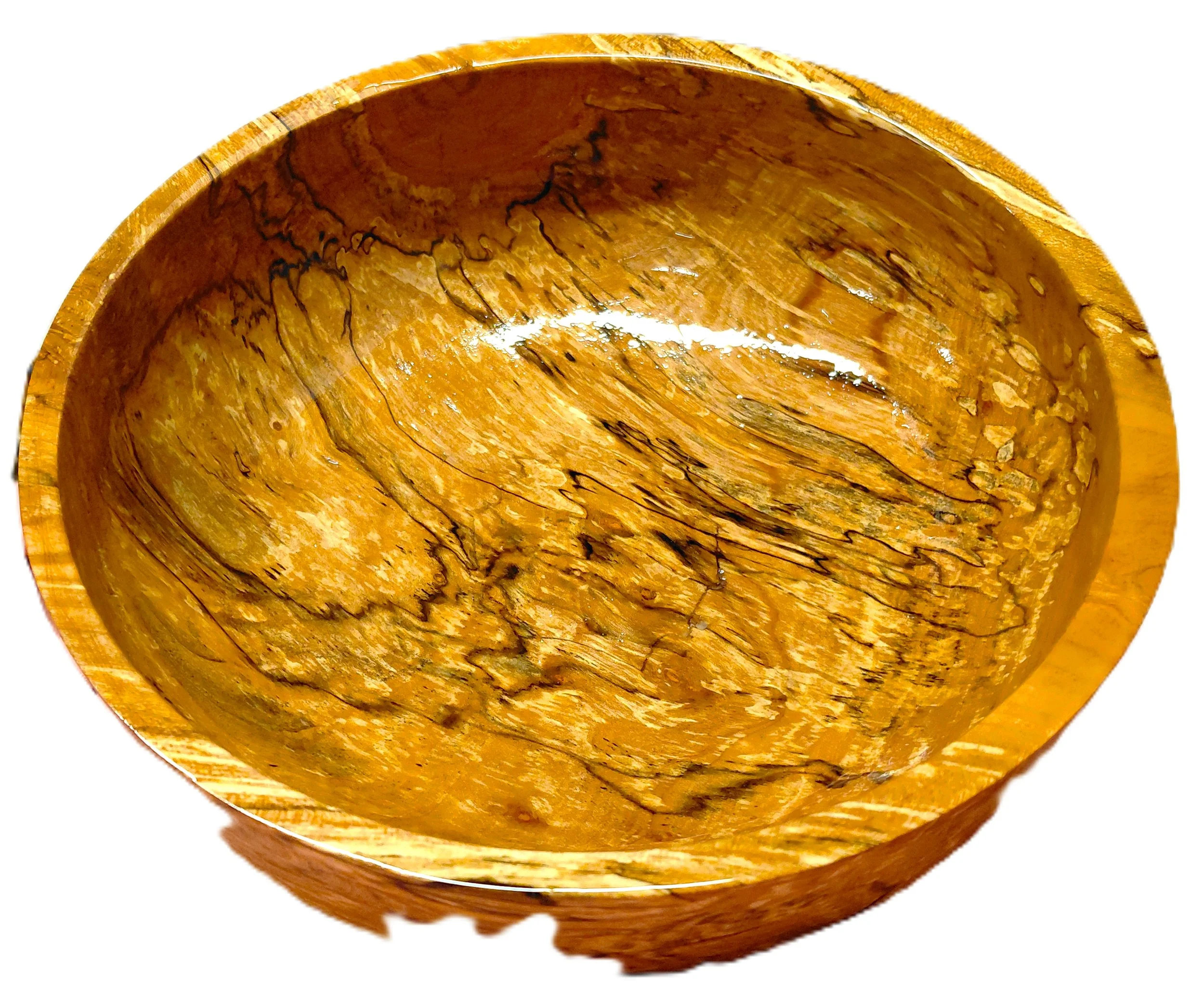 SPALTED CHERRY BOWL