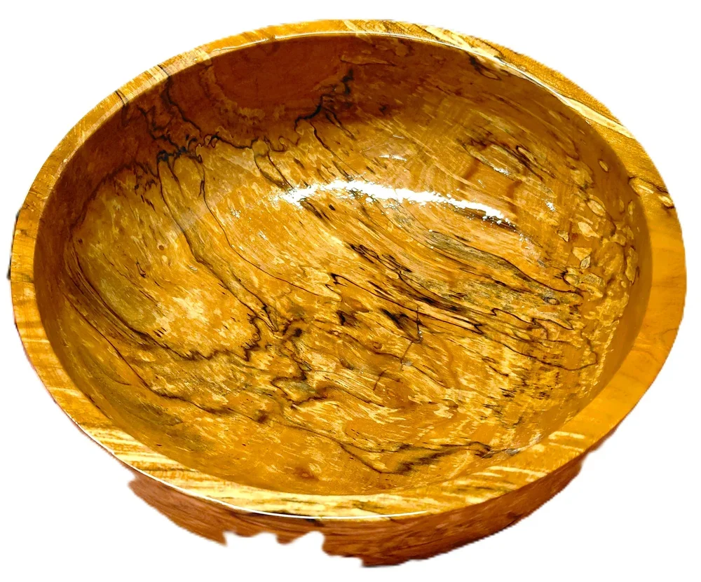 SPALTED CHERRY BOWL