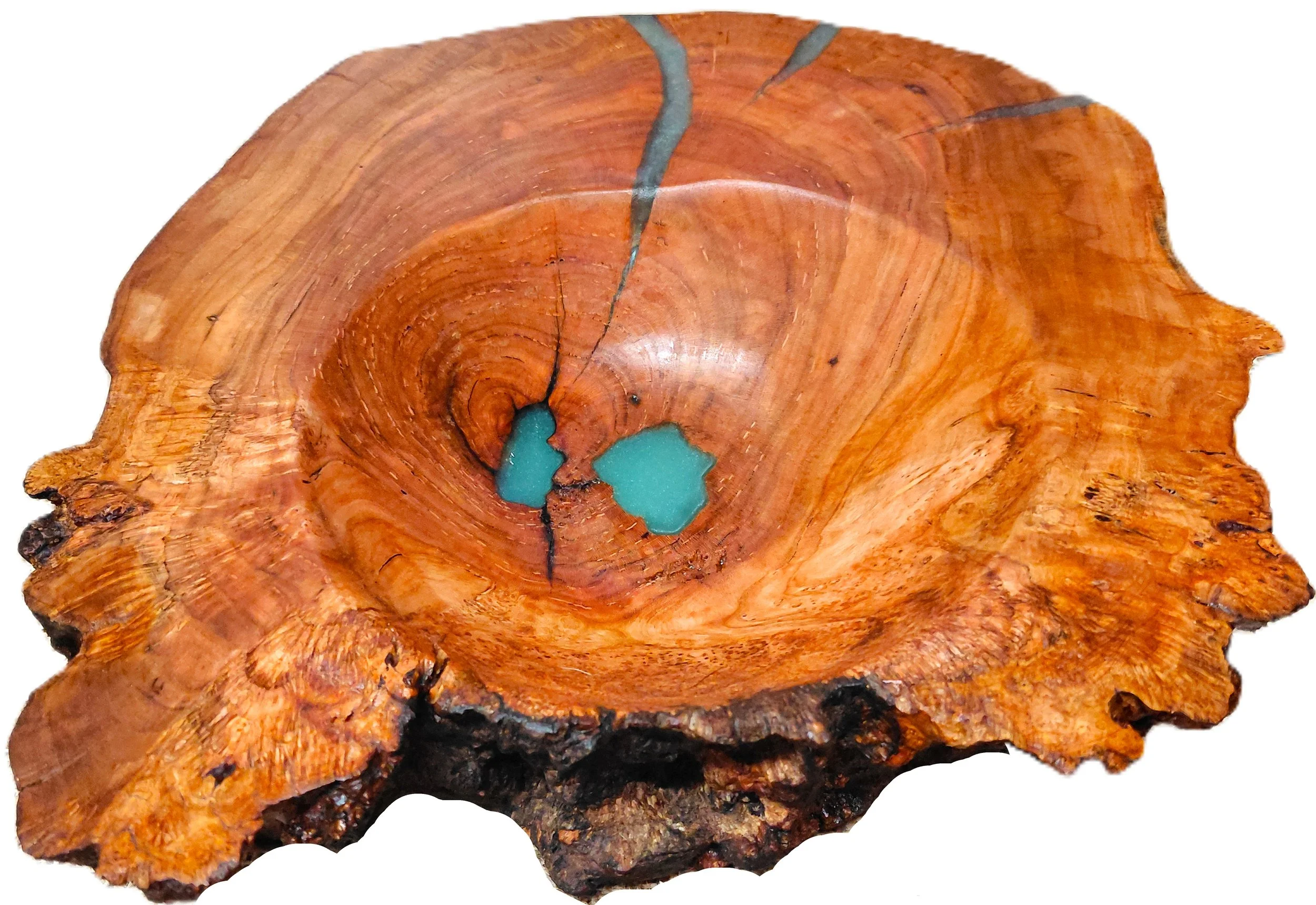 CHERRY BURL WINE DISPLAY