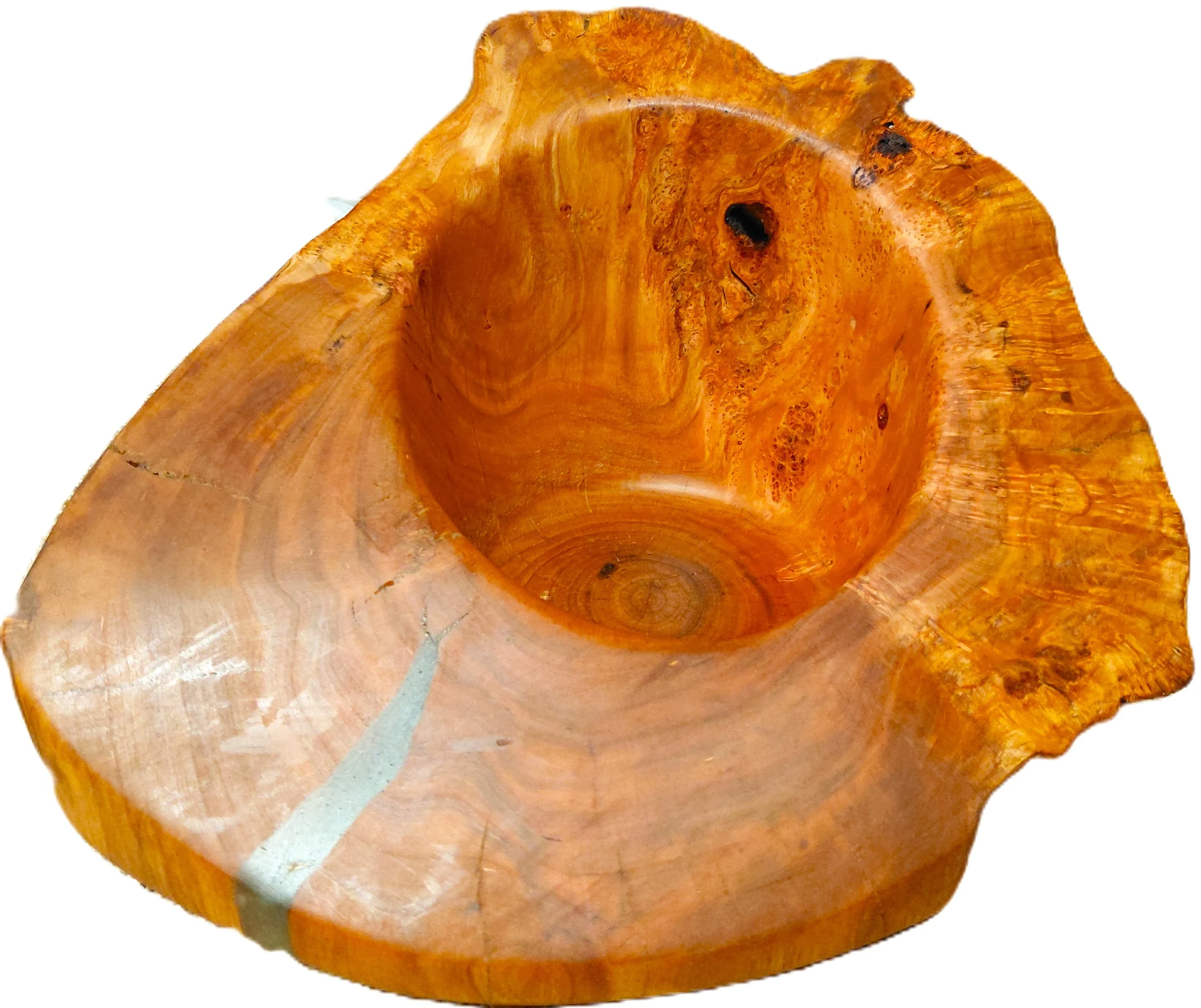 CHERRY BURL WINE DISPLAY