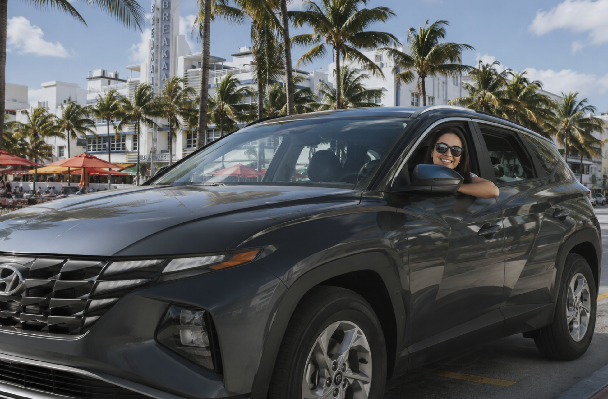 Alquiler de autos en Miami con entrega en aeropuerto y atención personalizada. Vehículo de alquiler para recorrer Miami con comodidad y libertad.