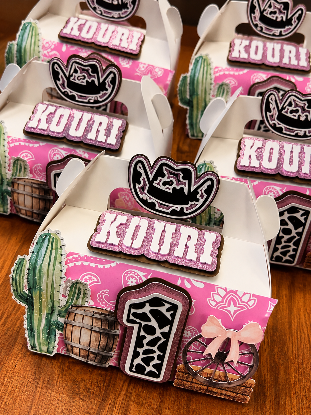 Pretty Wild Signature Favor Boxes