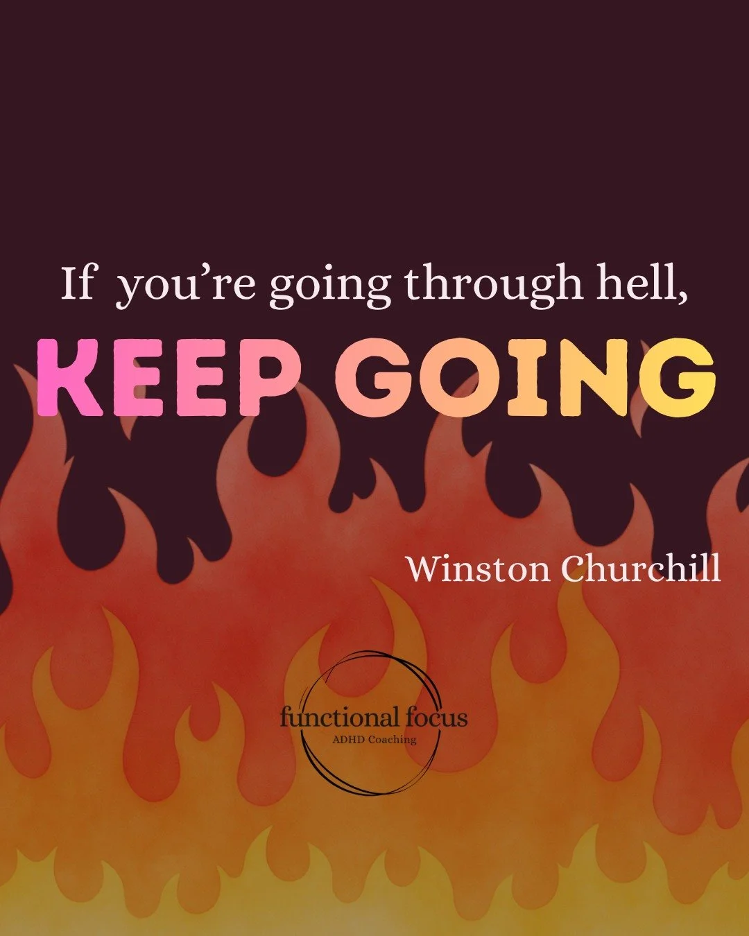 No matter how challenging life gets, keep going.
Change happens when we persevere, so don't give up!

#adhdlife #adhdcoachingaustralia #adhdsydney #positivemindset