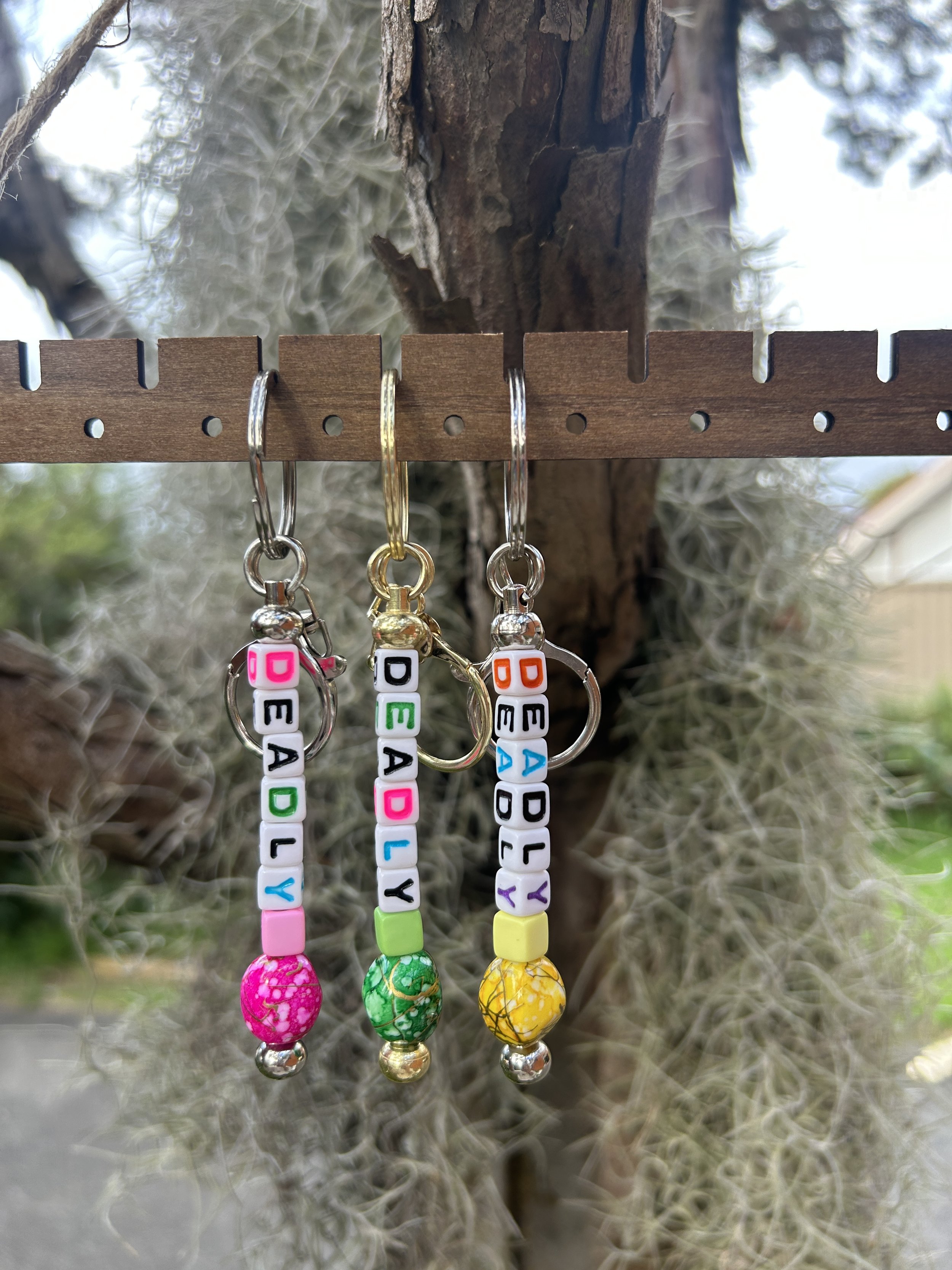 Deadly Bag Charm - Candy Letters