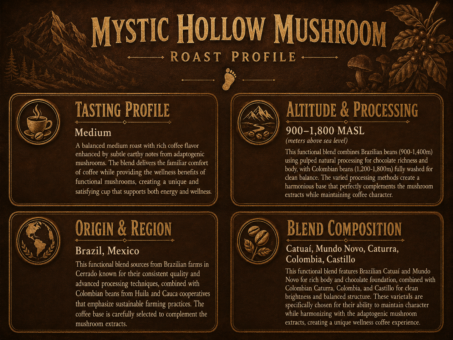 Mystic Hollow Mushroom Roast Profile
