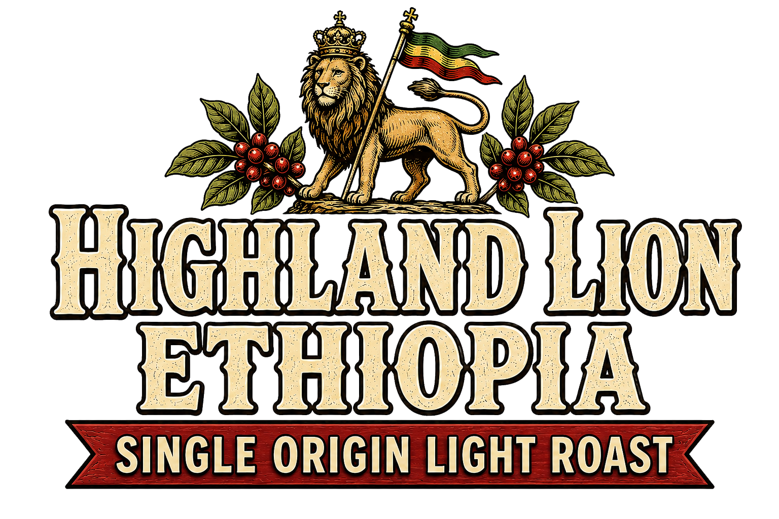 Highland Lion Ethiopia Logo