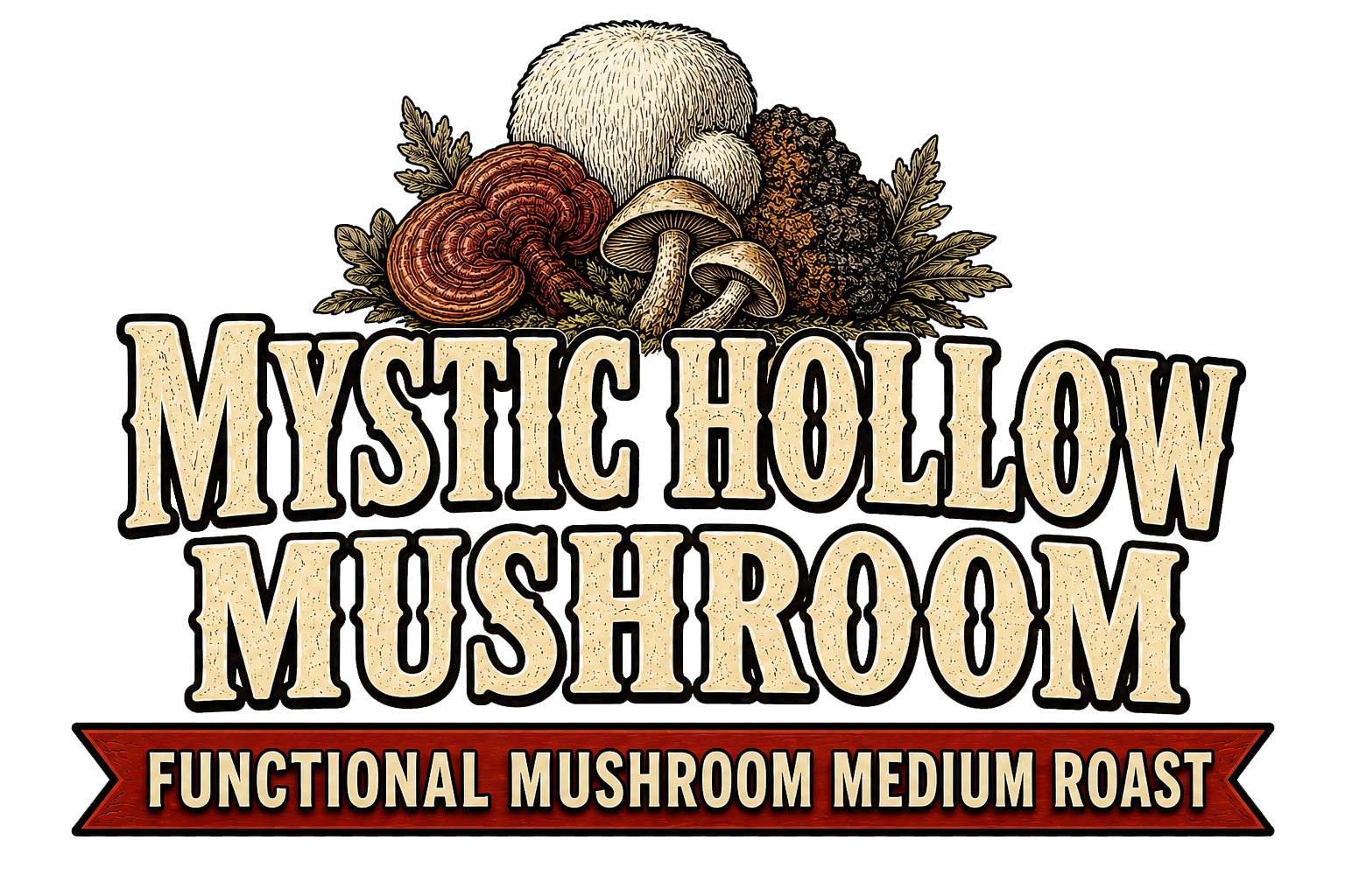 Mystic Hollow Mushroom Logo
