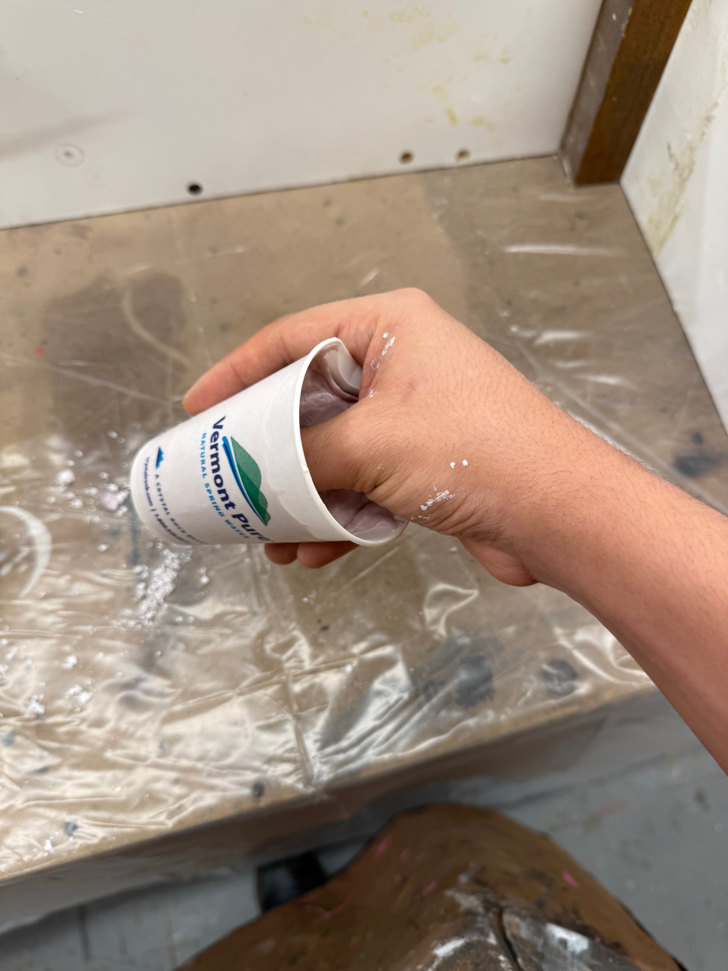 mold making: algenate finger mold