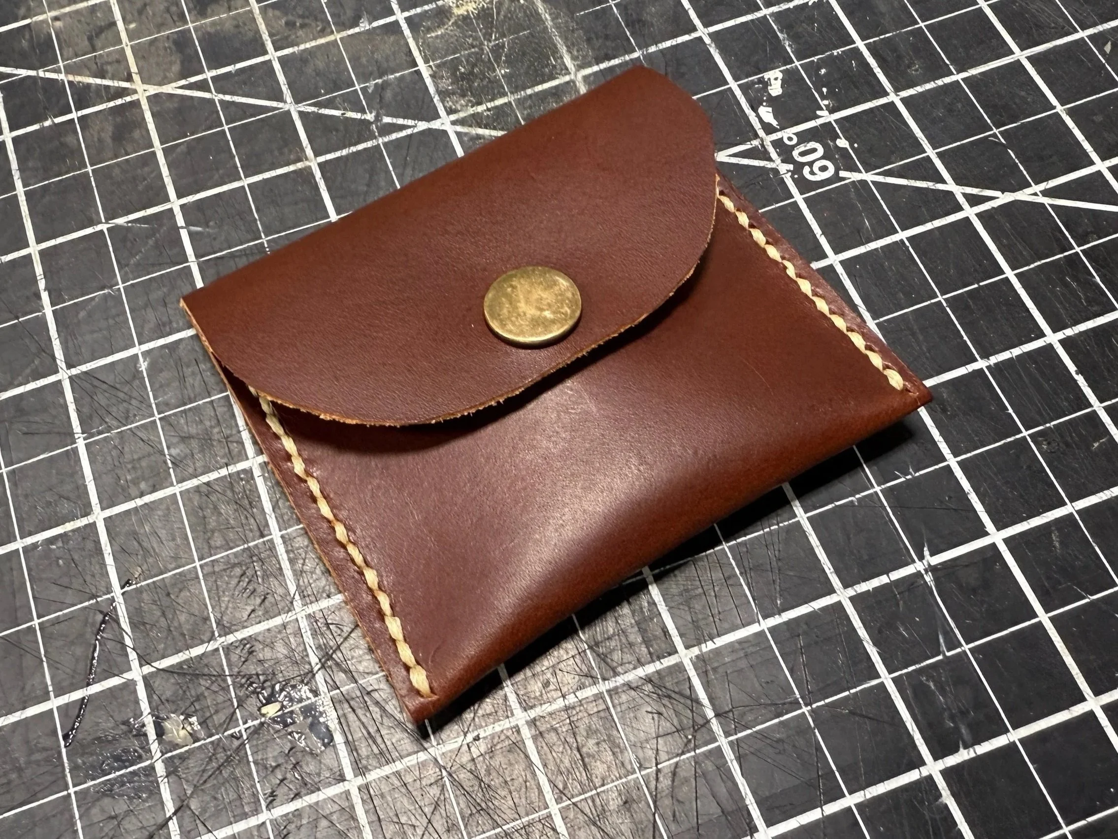 leather test pouch