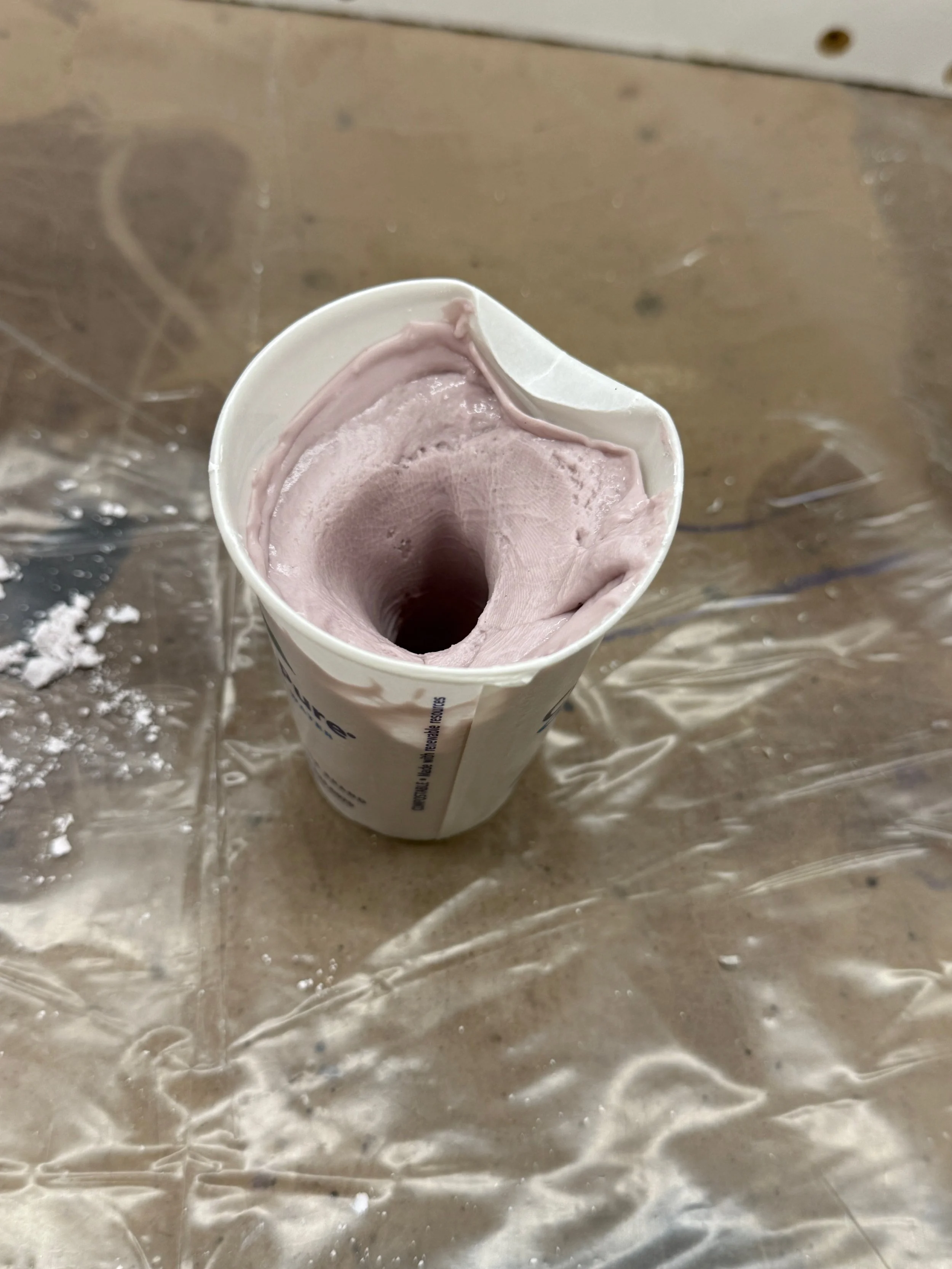 mold making: algenate finger mold