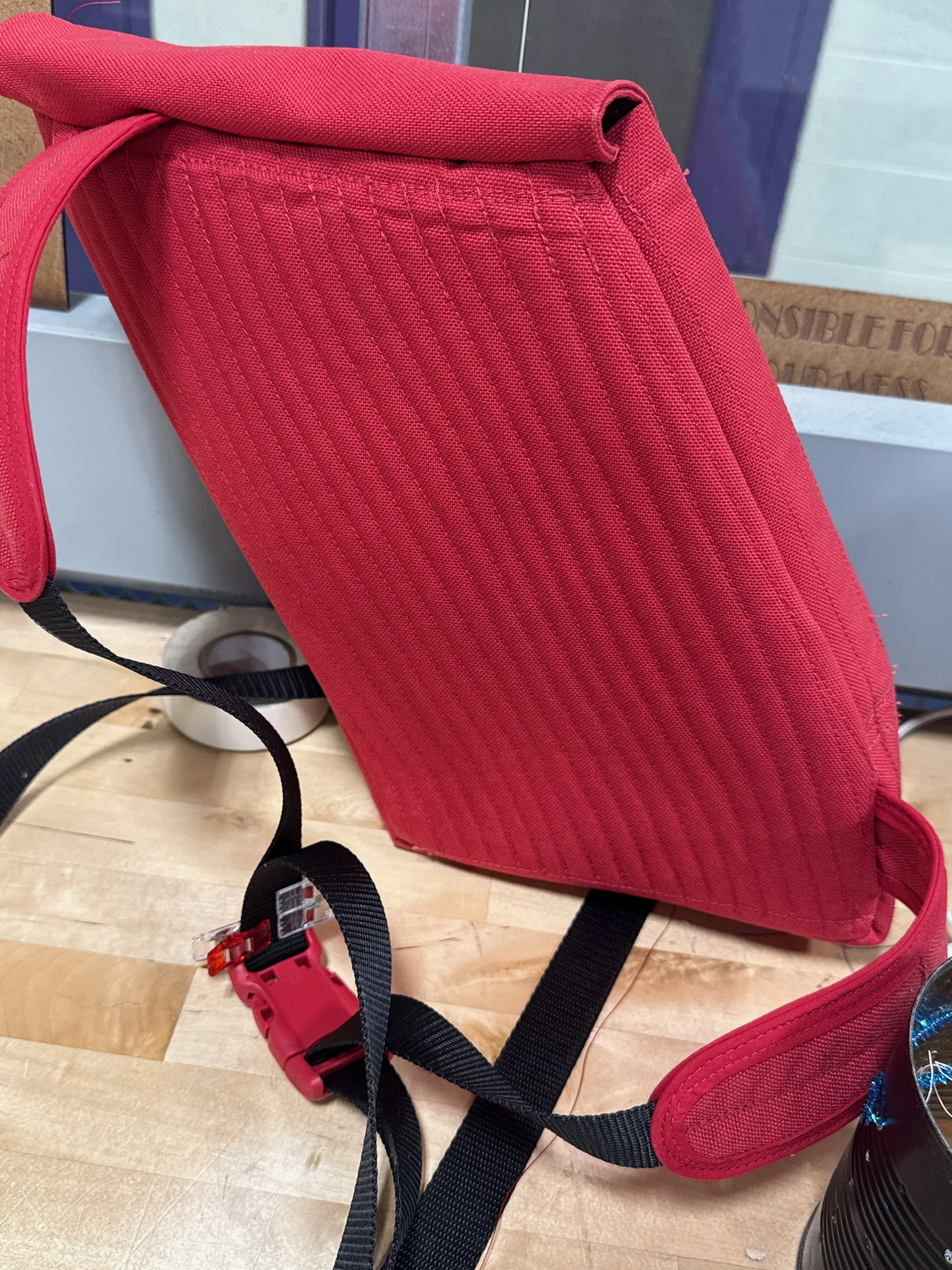 crossbody bag: process