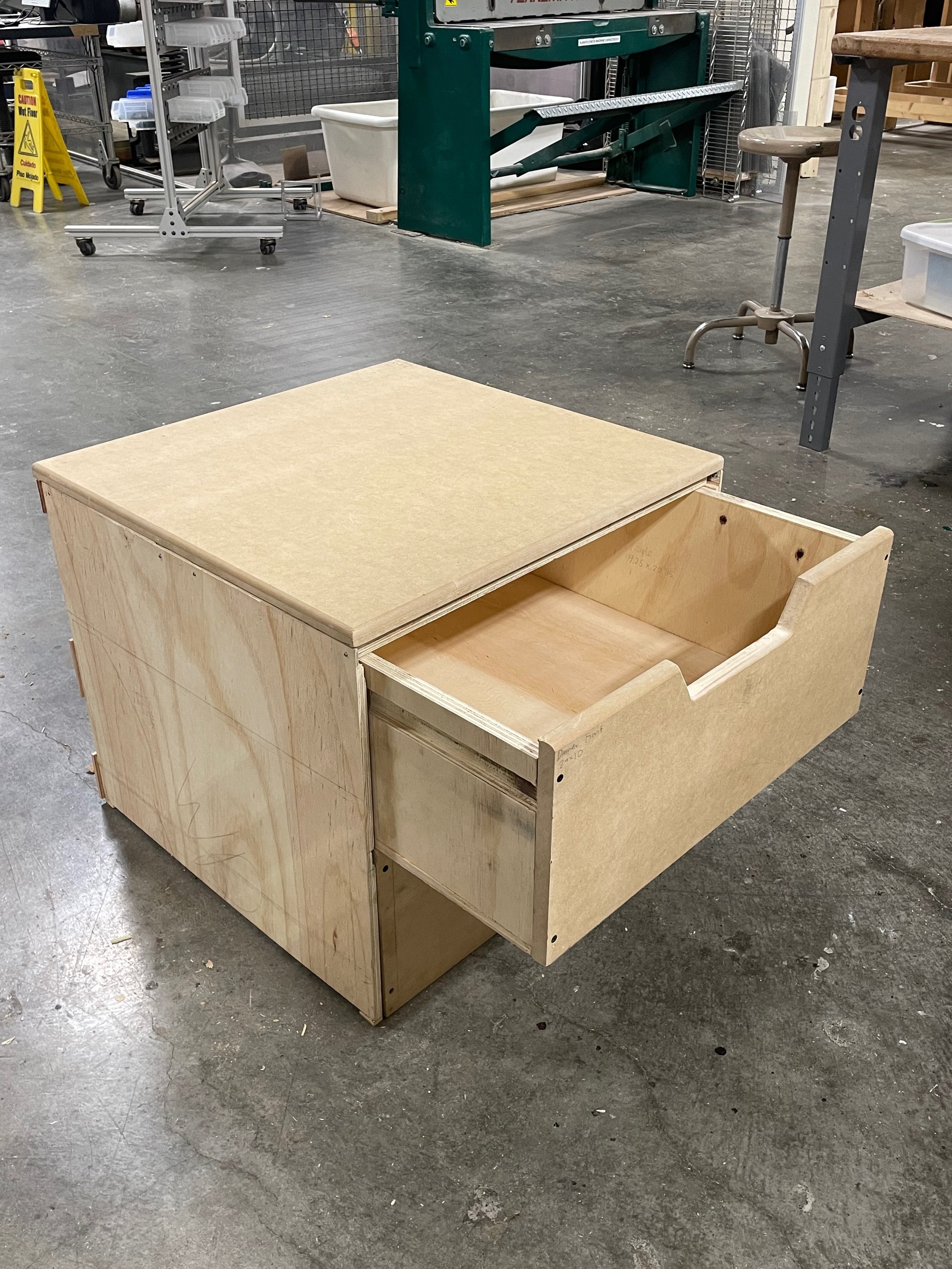 stepstool with storage drawers