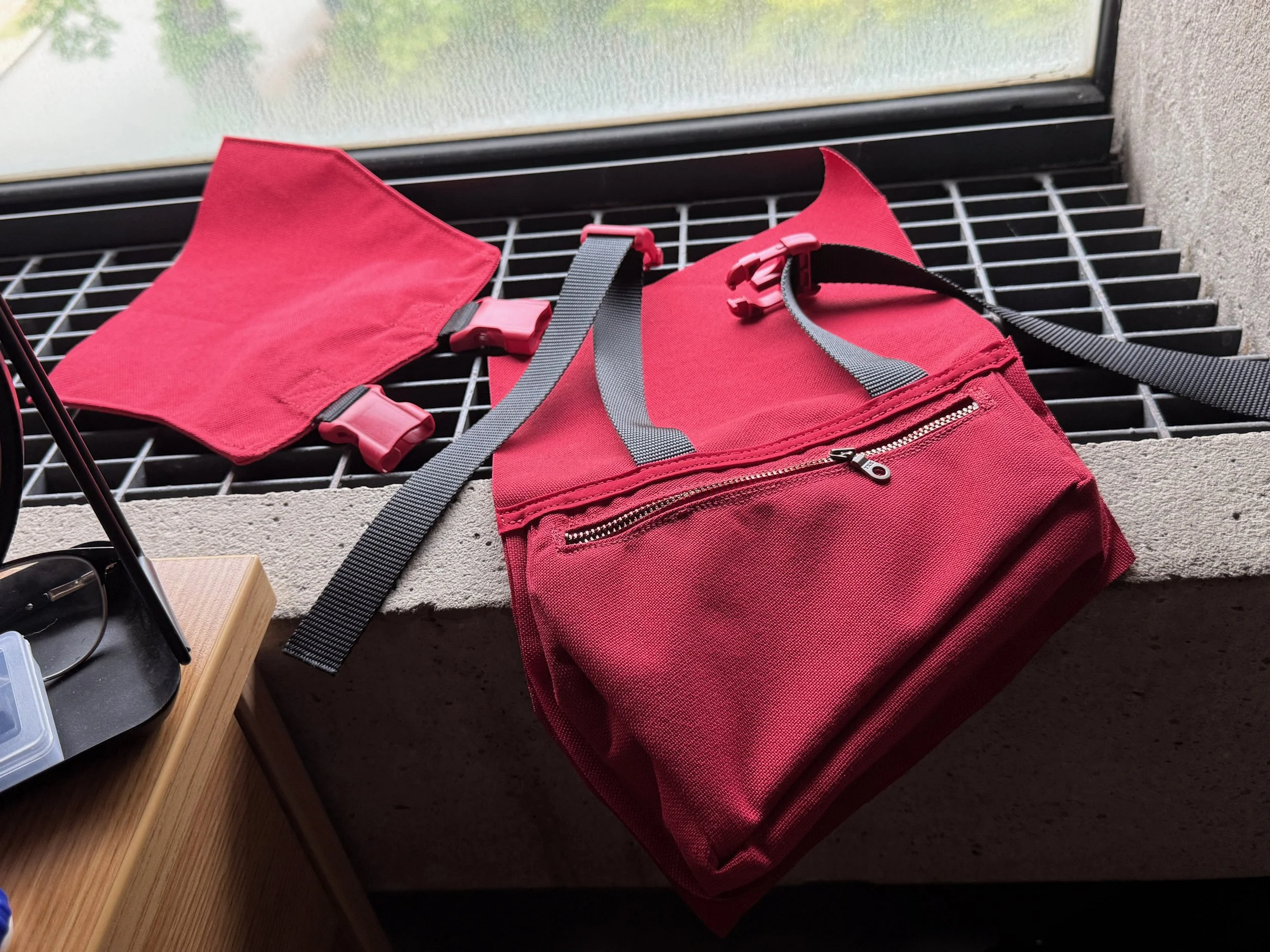 crossbody bag: process