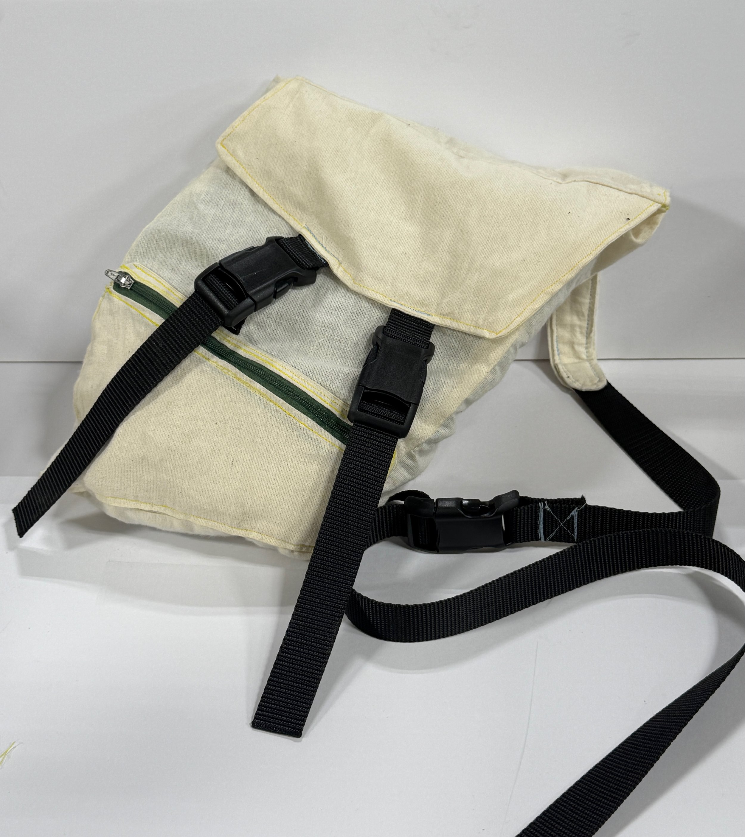 crossbody bag: muslin prototype (half-size)