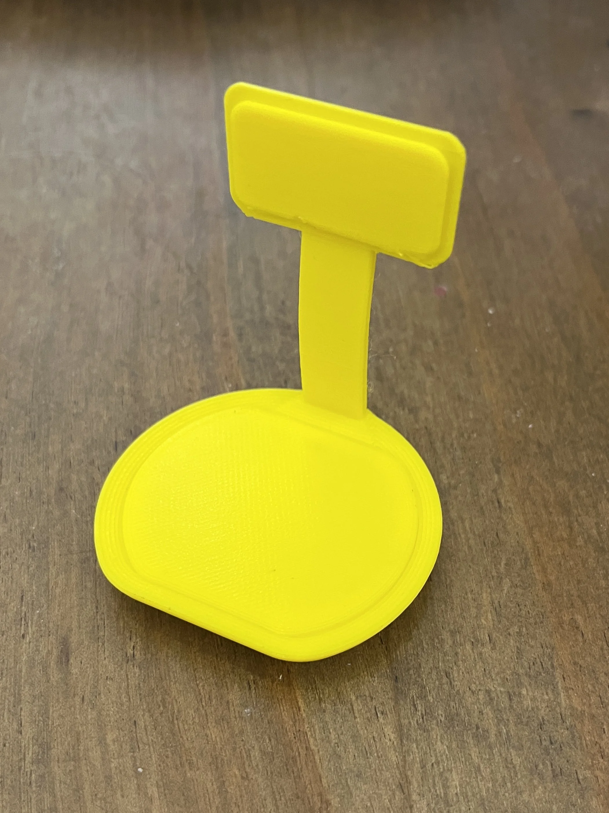 cad modeled and 3D printed chair