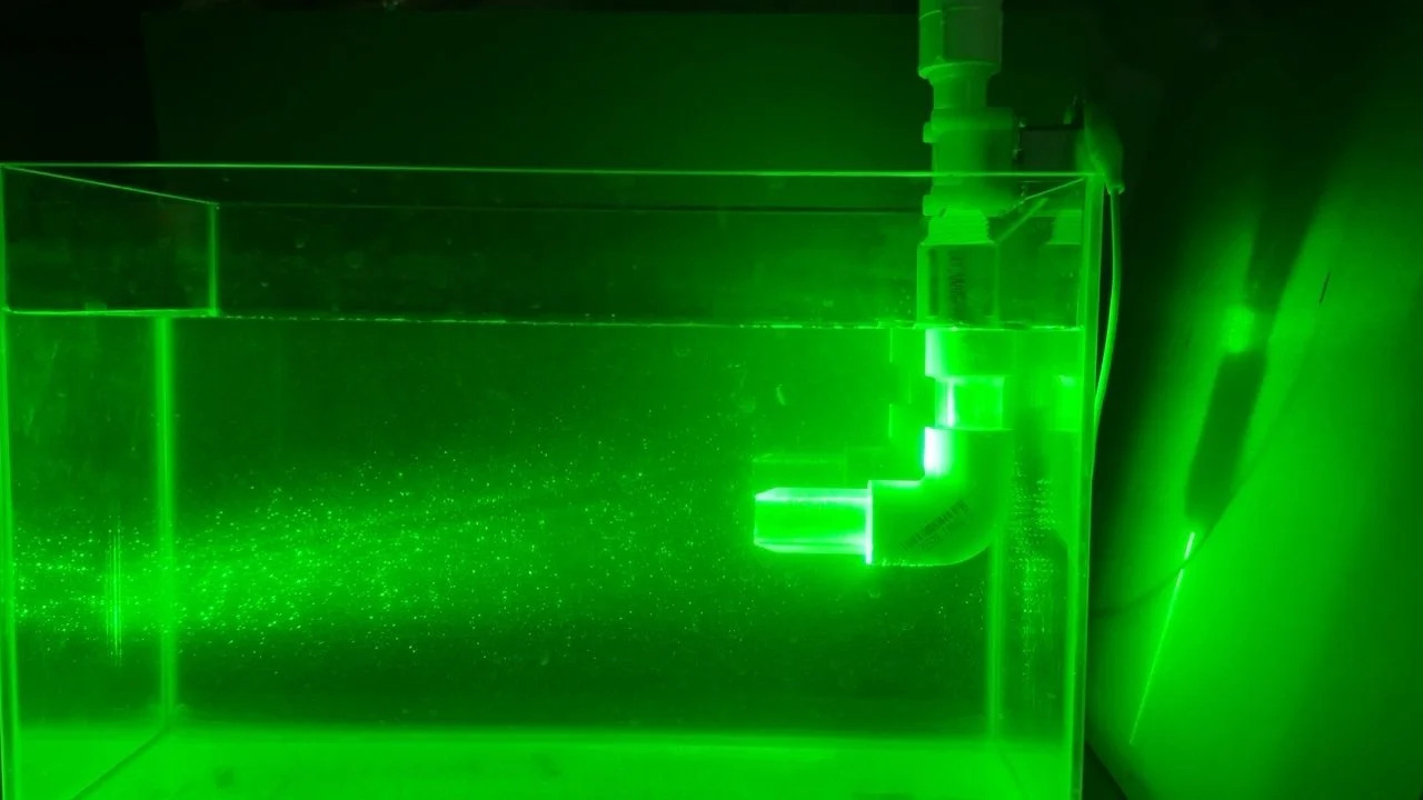 particle image velocimetry: lab setup