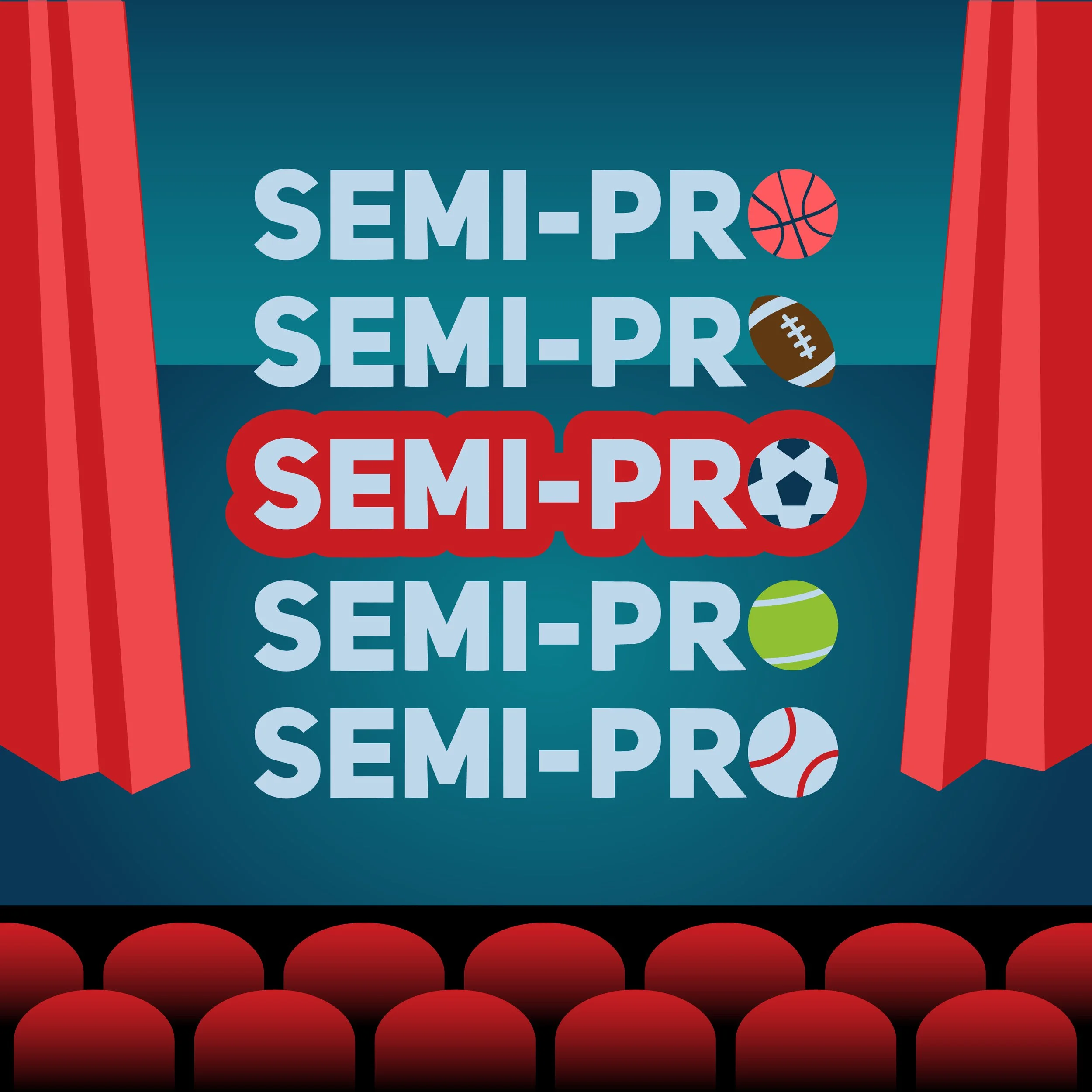 semi-pro podcast logo