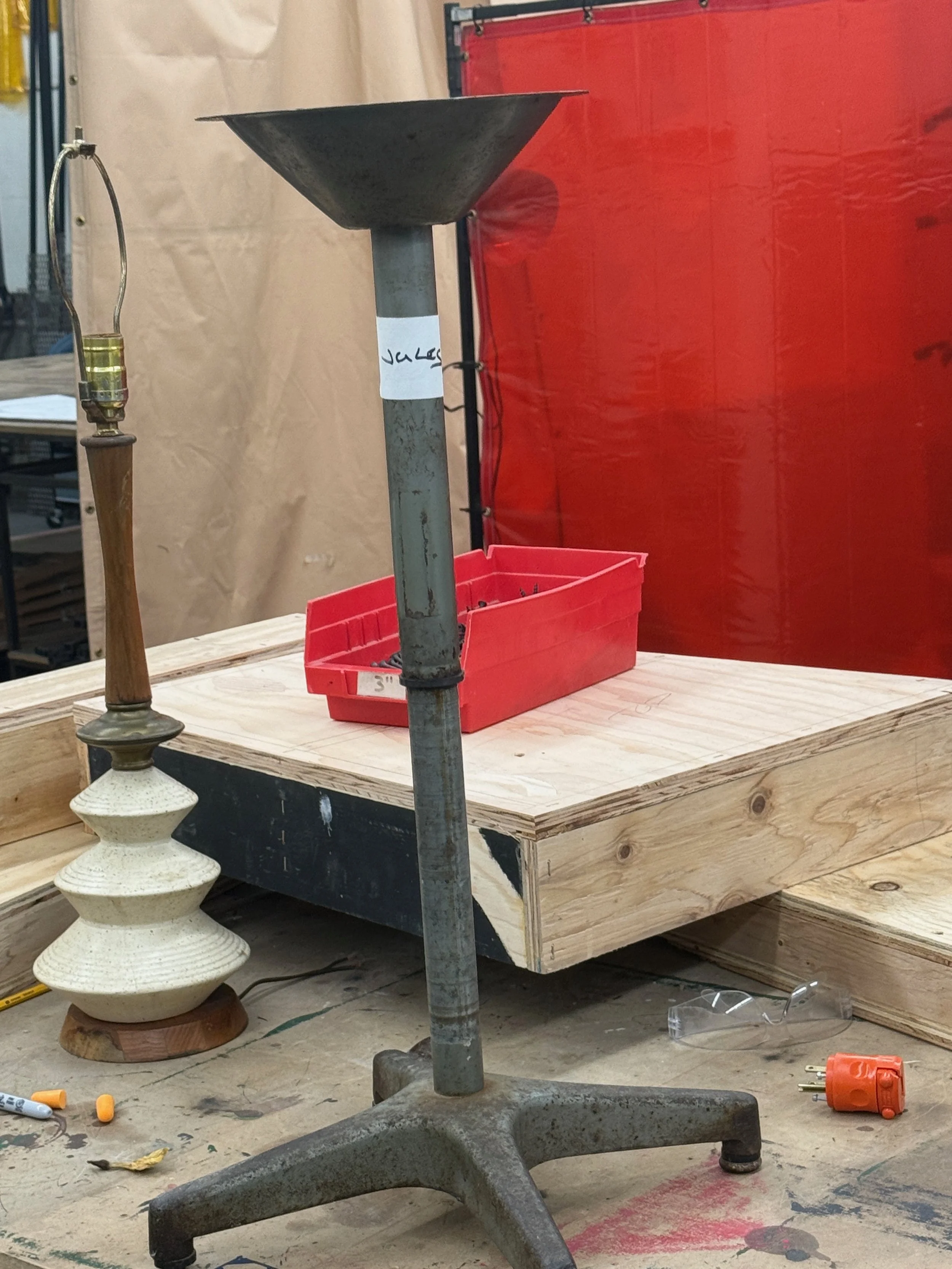 refurbishment project: stool as provided