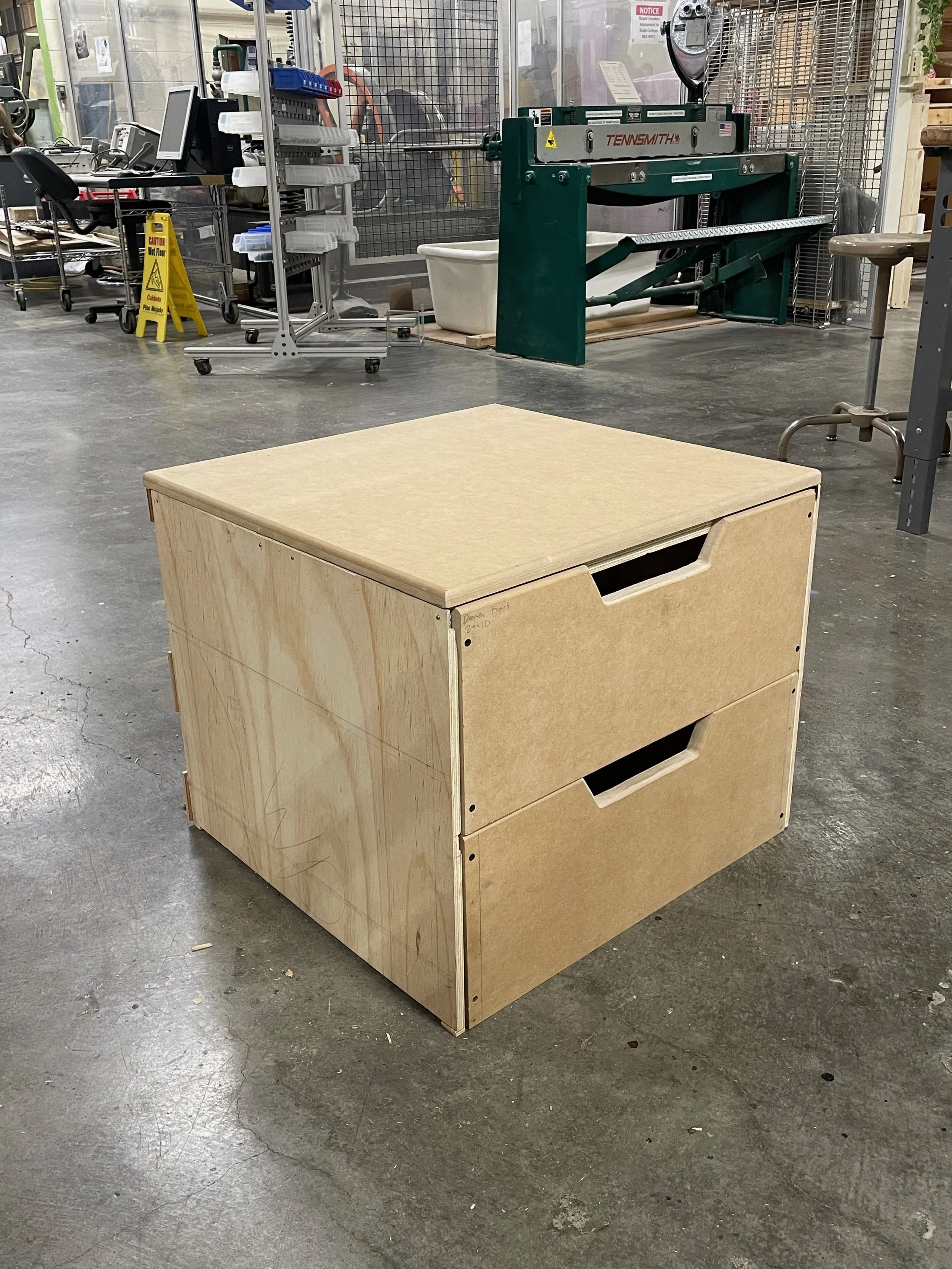 stepstool with storage drawers