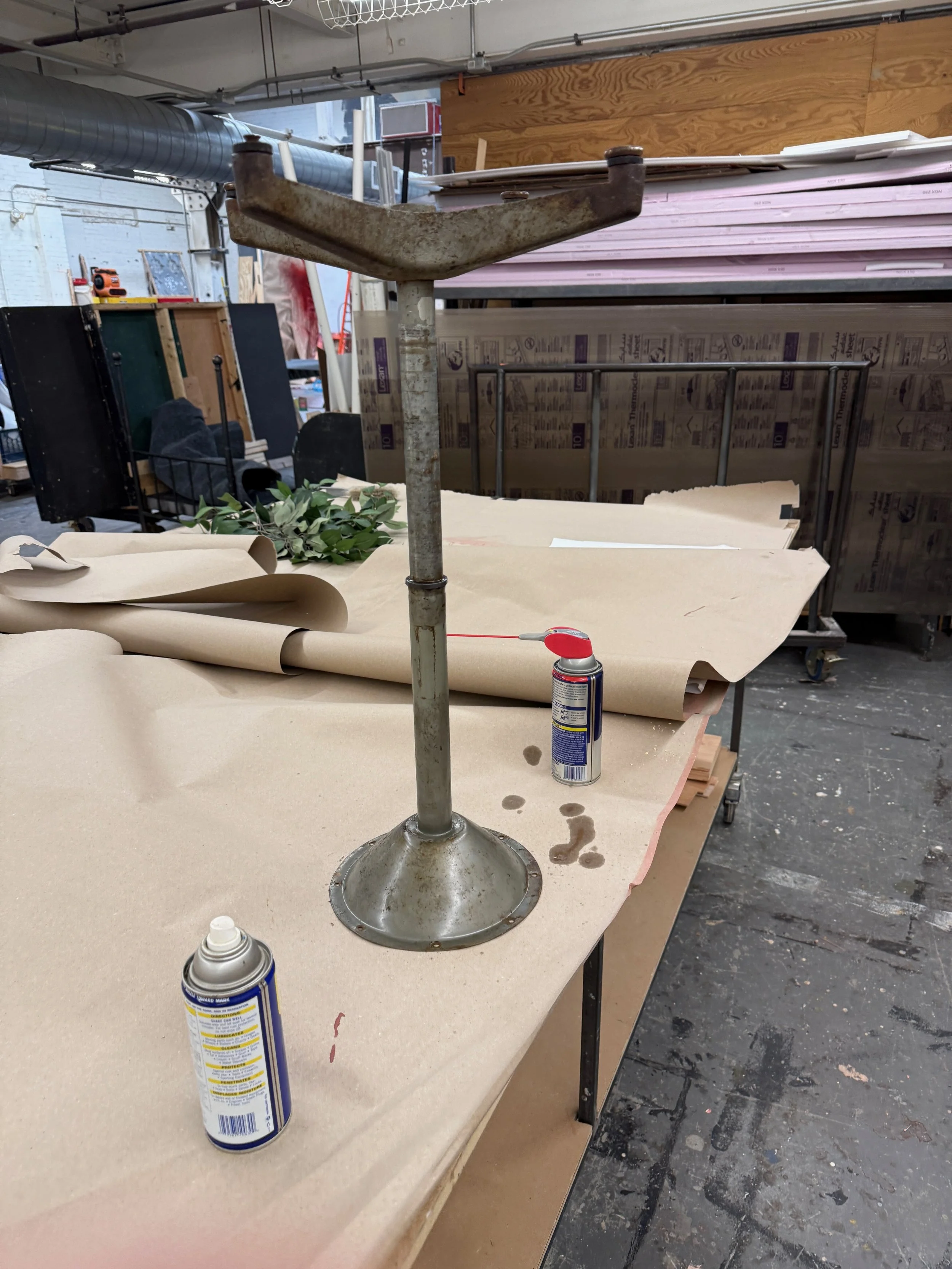 refurbishment project: oiling ball lifting mechanism