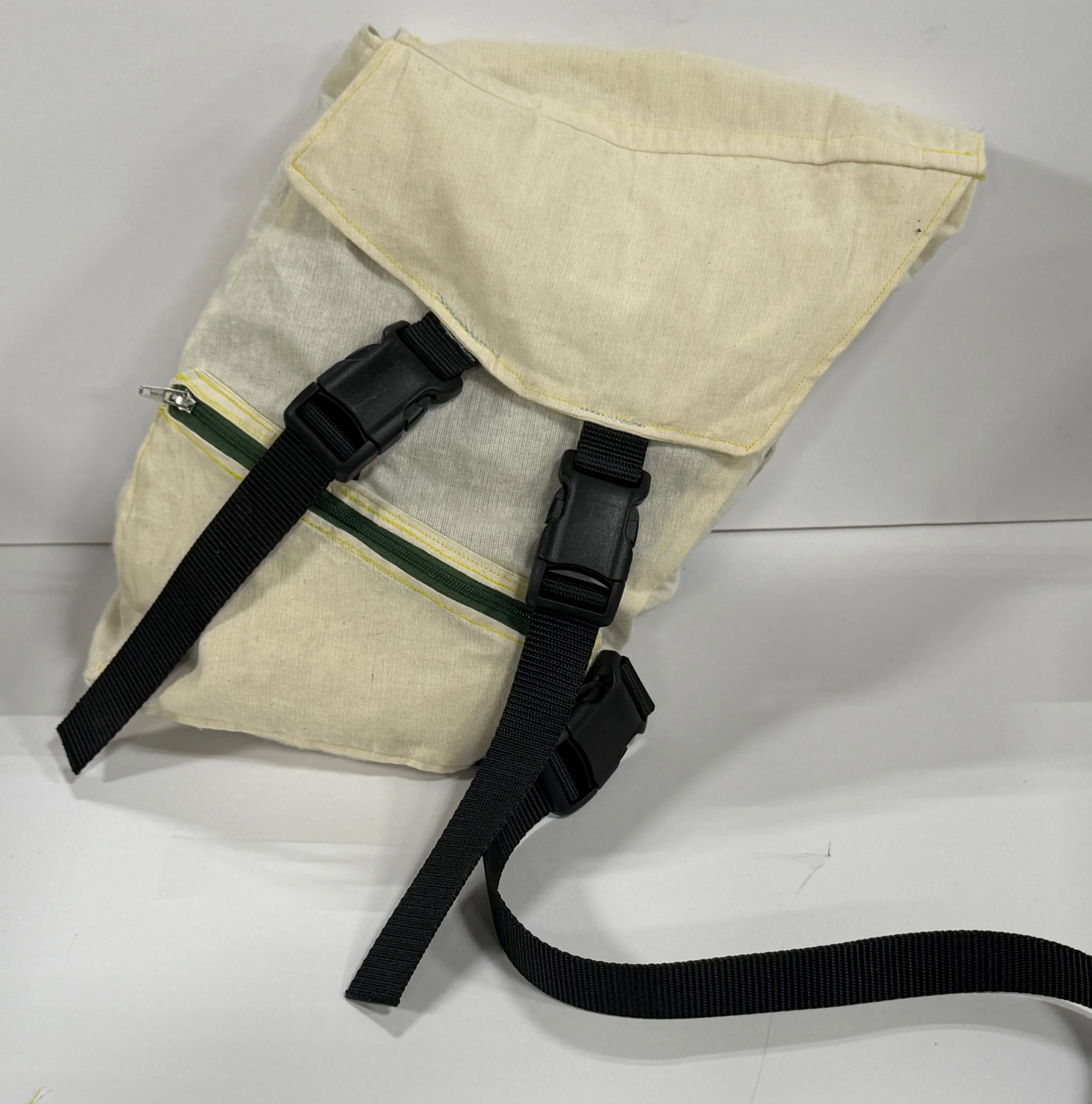 crossbody bag: muslin prototype (half-size)