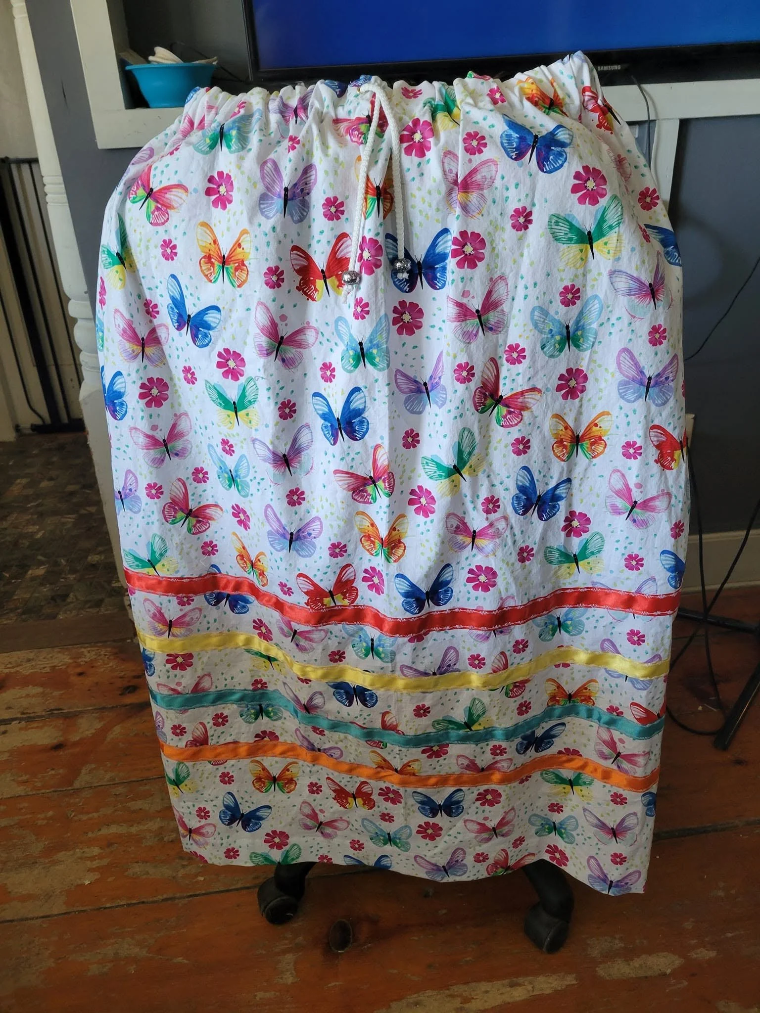 Print Ribbon Skirt