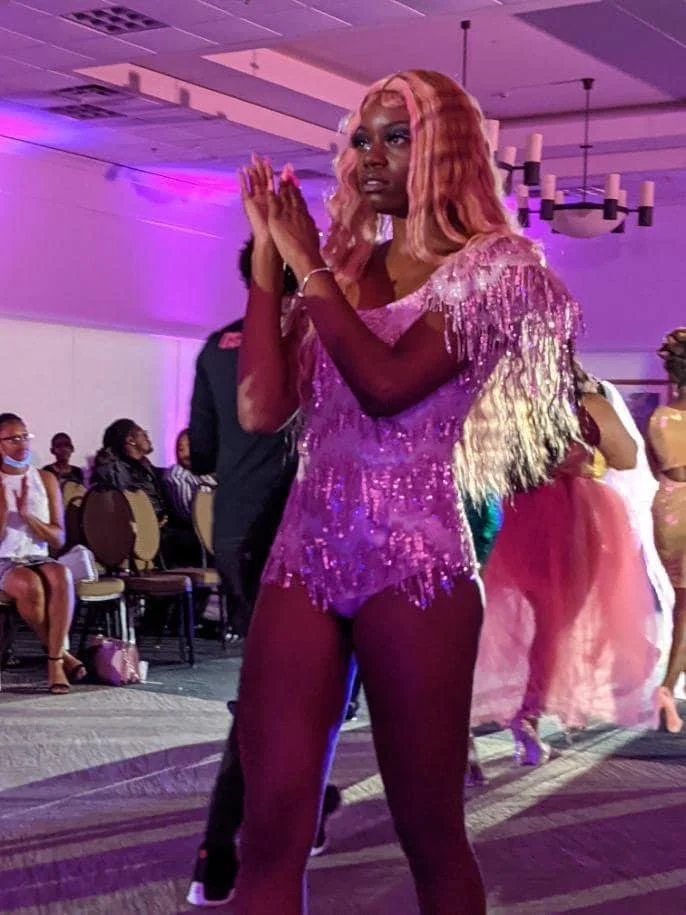 Fashon Show Scene, Custom Bodysuit by Stylist Rita B.