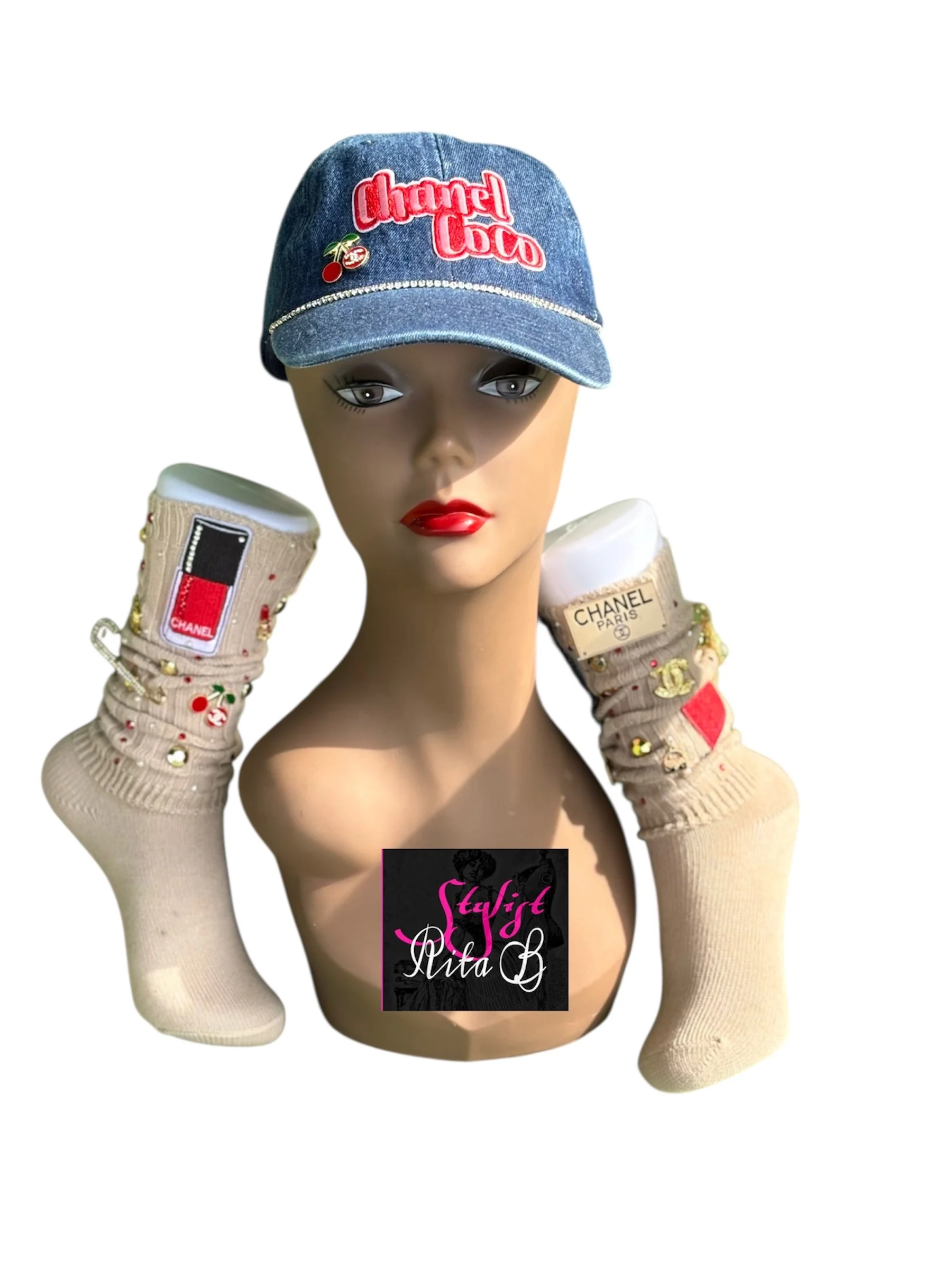 Ri-Roc Co-Co Luxe Hat & Sock Set