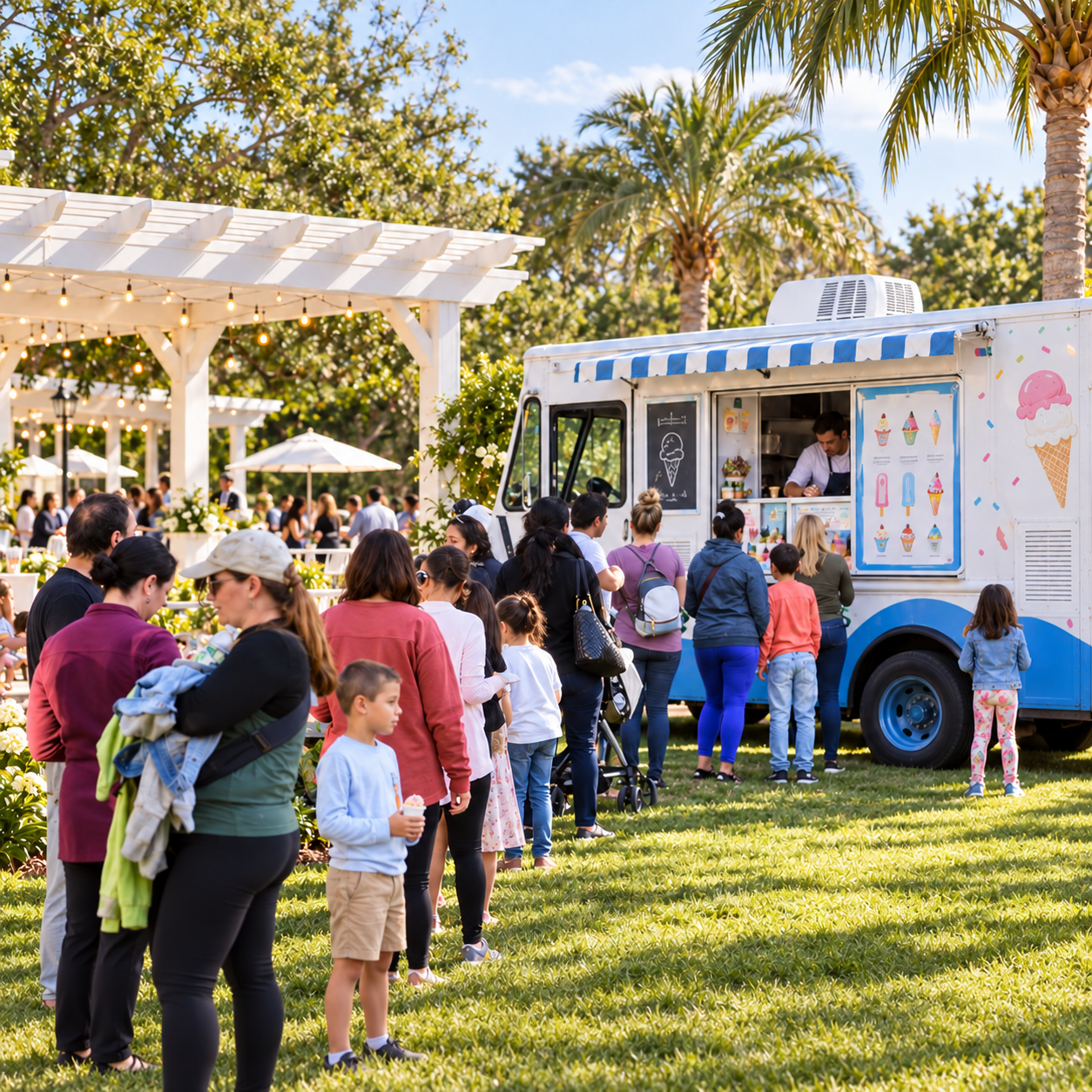 Sunny Garden Ice Cream Truck Line.png