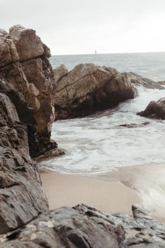 Rocky Puerto Vallarta shoreline at a Mexico destination wedding by Events by GS.