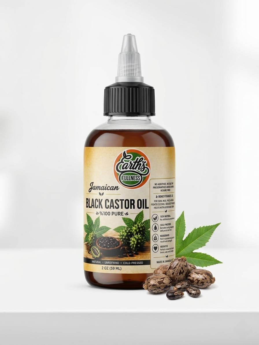 Jamaican Black castor Oil (with sprout) - 4 fl oz