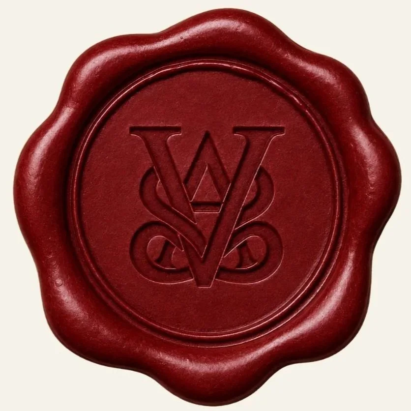 Vellum Advisory Seal Wax Logo