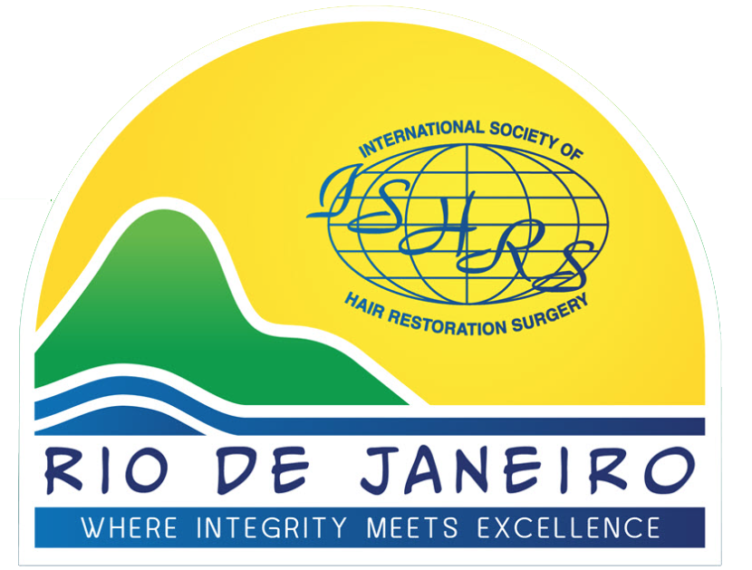ISHRS logo with logo for the 2026  ISHRS world conference