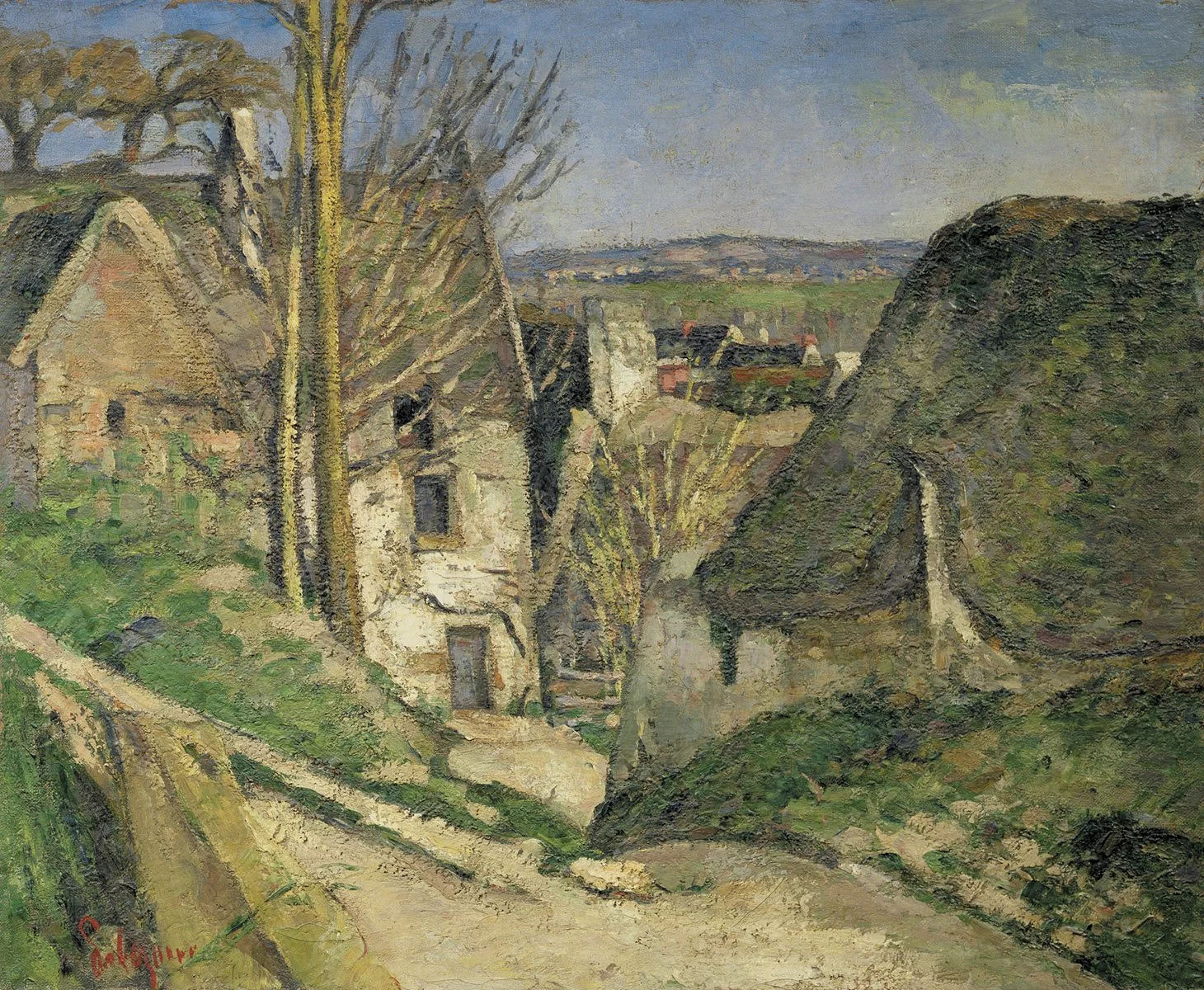 Paul Cézanne, The Hanged Man's House (circa 1874).  Musée d'Orsay. Source: Wikimedia Commons / Public Domain