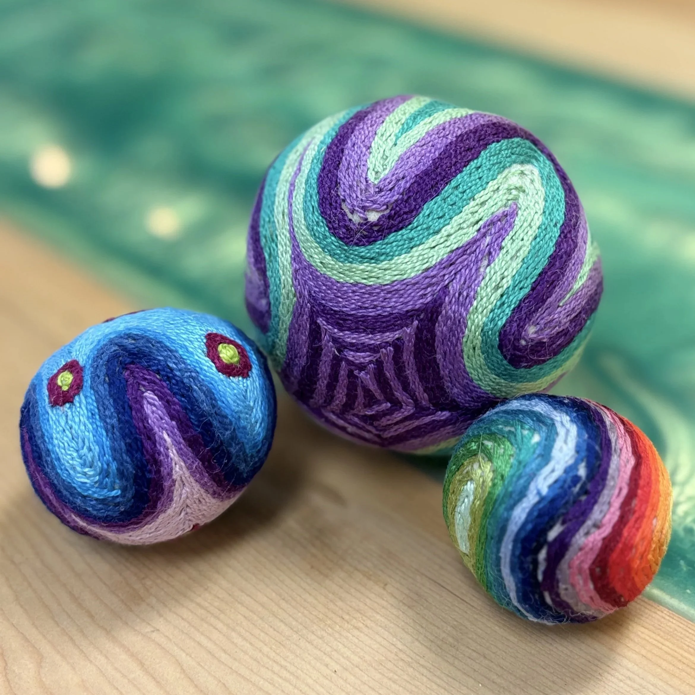 Felted Embroidery Ball — A Two-Day Fiber Arts Workshop
