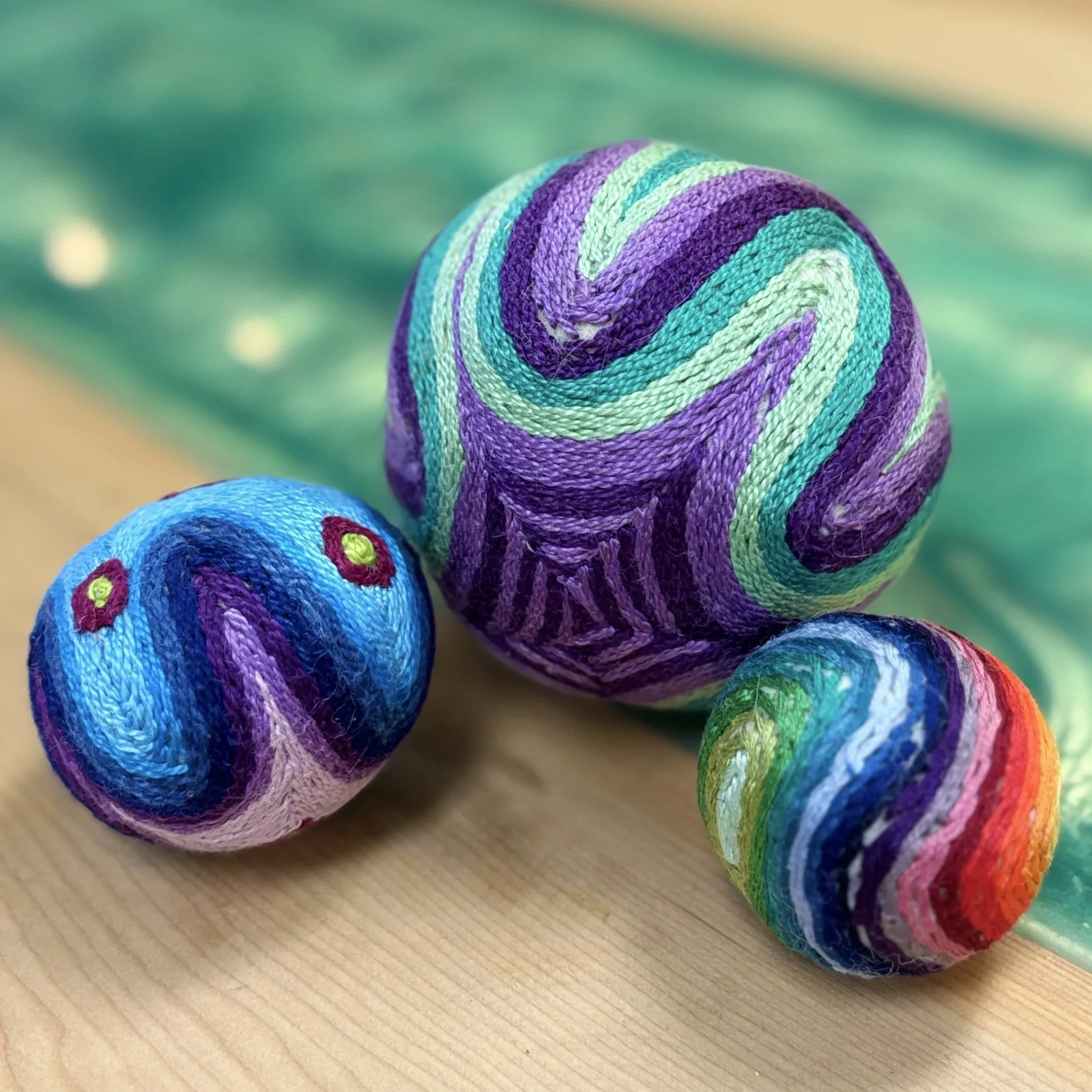 Felted Embroidery Ball — A Two-Day Fiber Arts Workshop