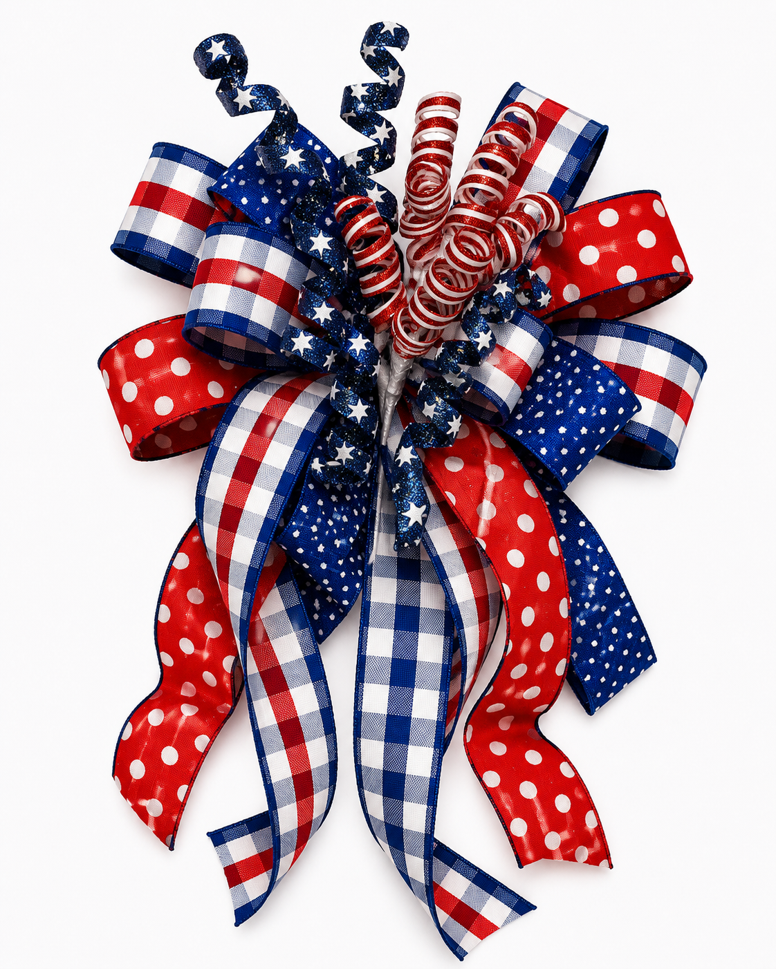 Patriotic Signature Sparkler Bow